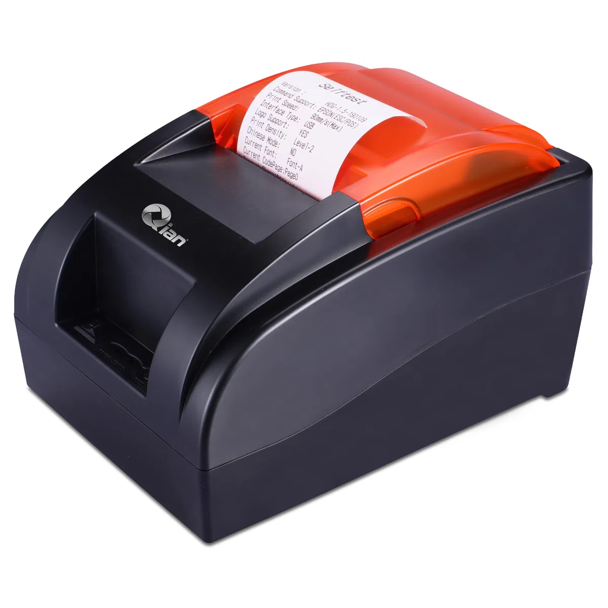 Qian ANJET58 POS Mini Impresora térmica de 58 mm para Punto de Venta Conexion USB Compatible Windows y Linux