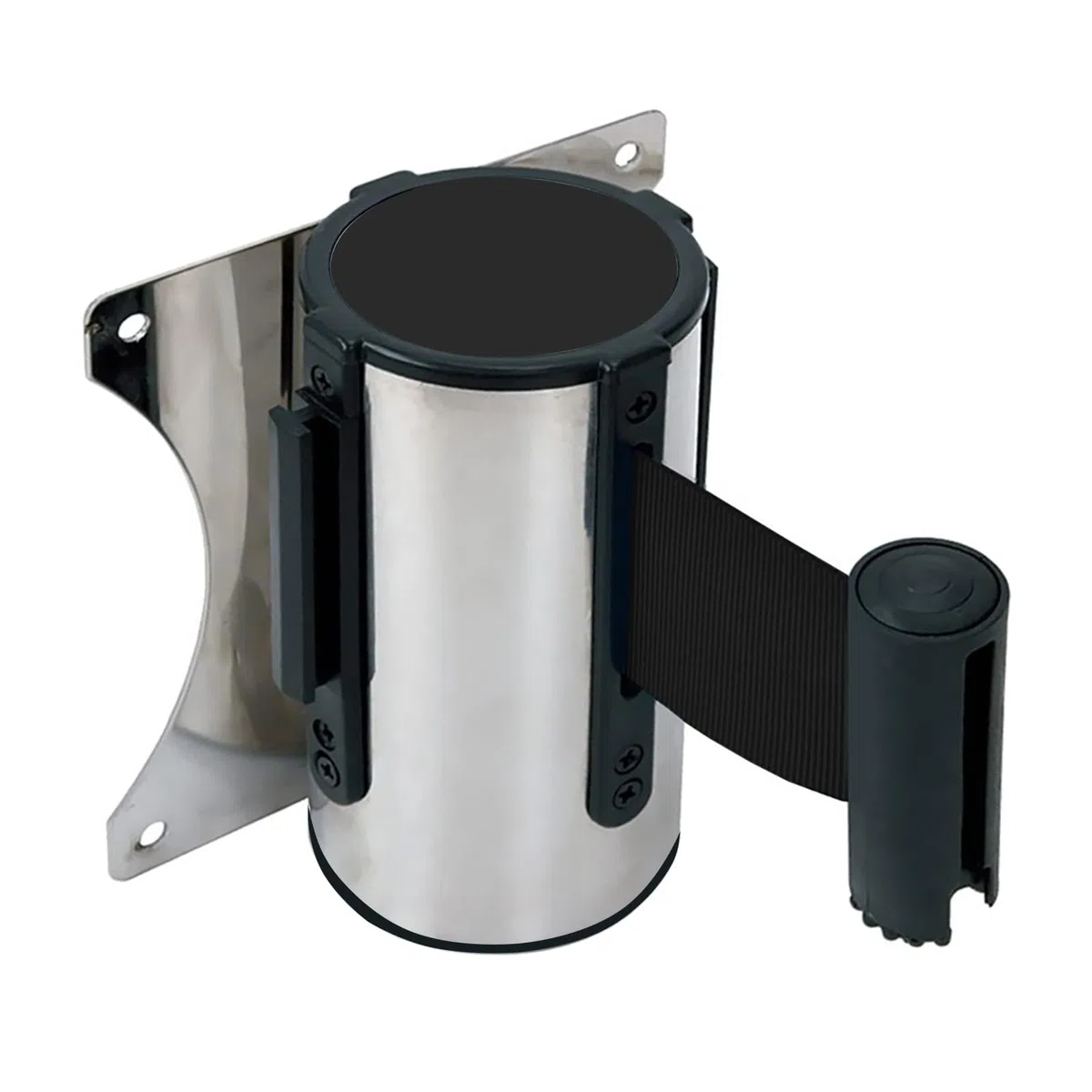 Cinta Separadora 5M Cinta Separadora Extensible Barrera Retractil Montaje en Pared Cintas Separadoras Crowd Control Cinta Seguridad