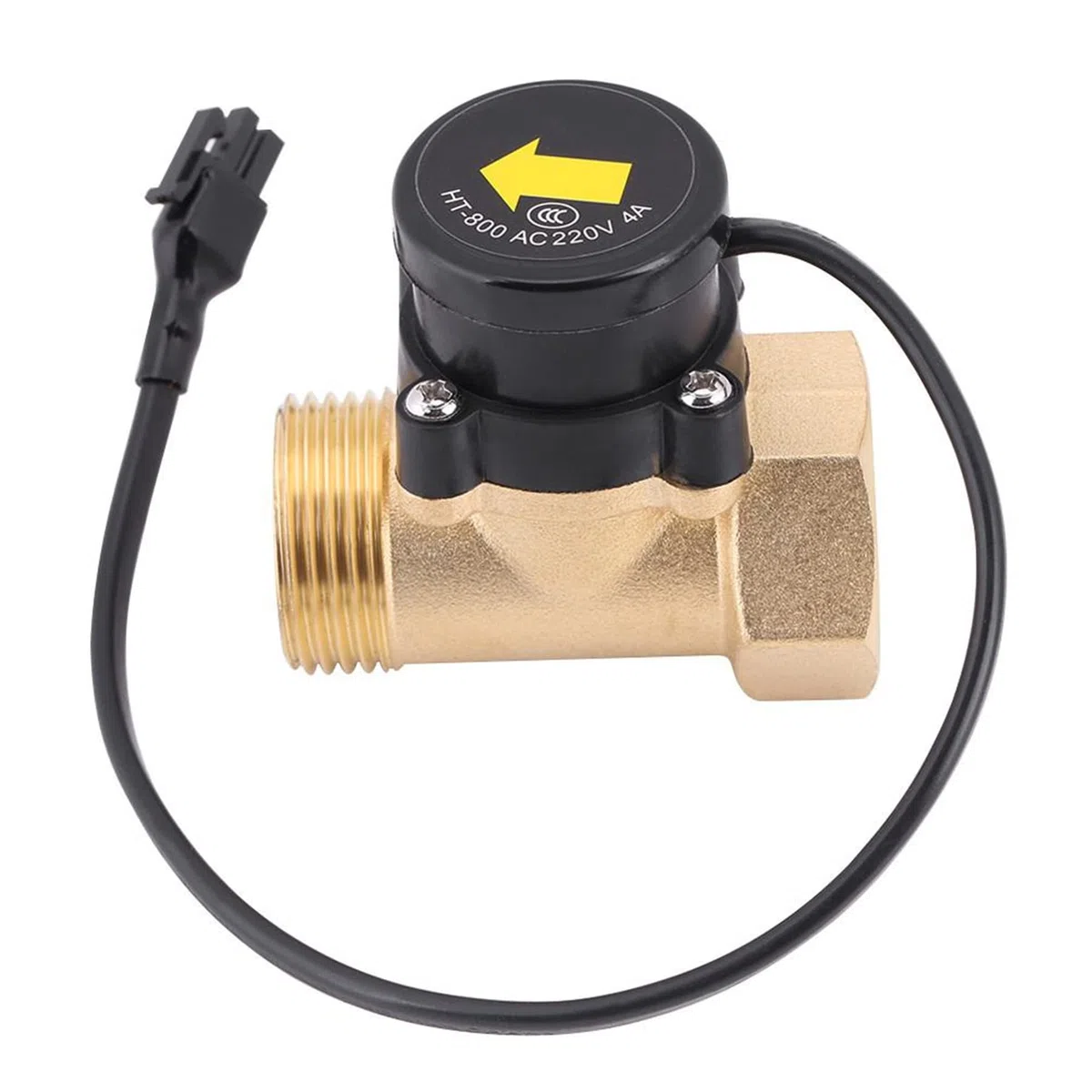 Interruptor de flujo, Ht-800 G1 Interruptor de sensor de flujo de agua Bomba de refuerzo de tubería Máquina láser Control de interruptor electrónico automático para ducha Calentador solar de baja pres