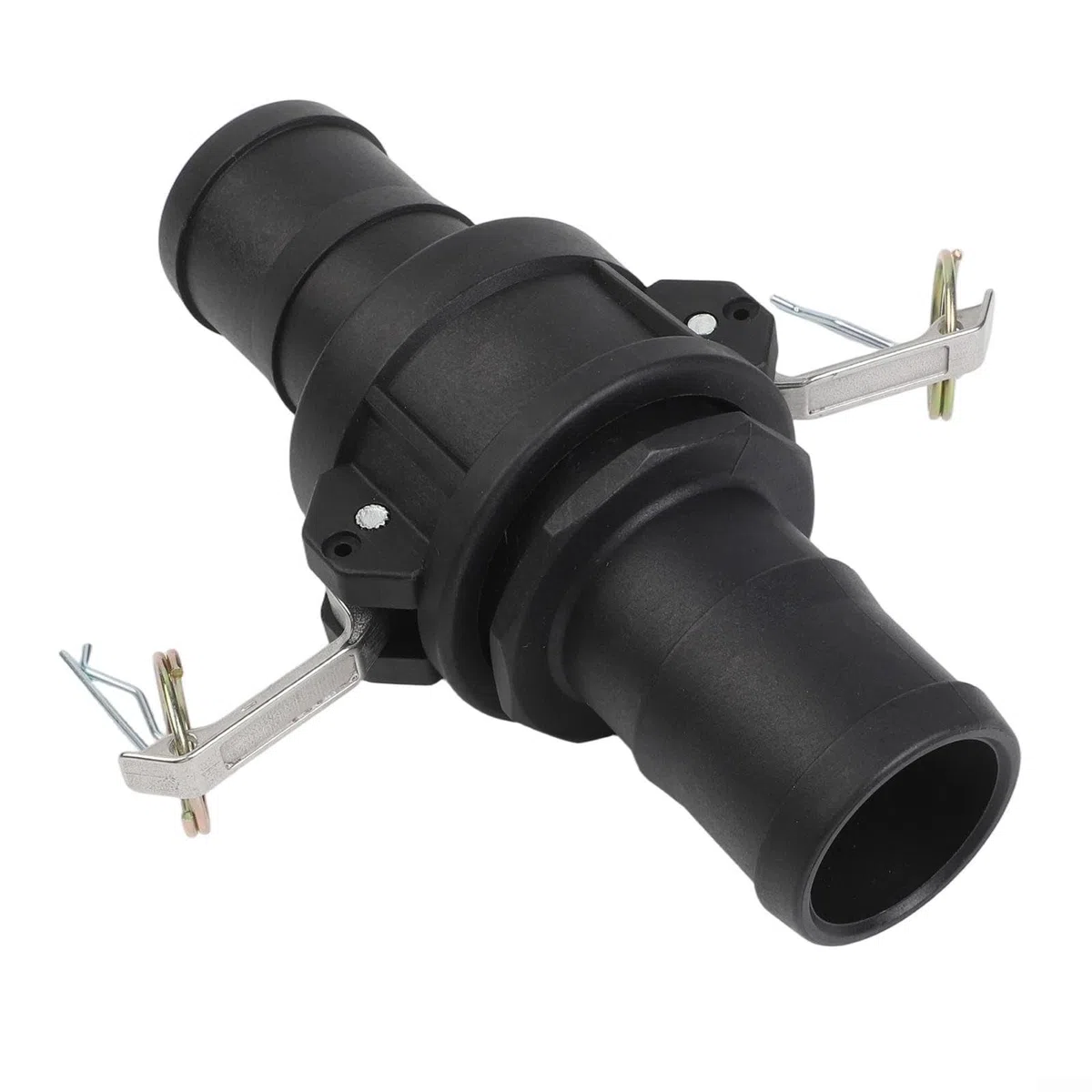 Juego de accesorios de manguera industrial de leva y ranura, 2 pares de adaptadores de conexión rápida de polipropileno tipo C y E con púas para sistemas de bomba de 1 a 2 pulgadas (2 pulgadas)