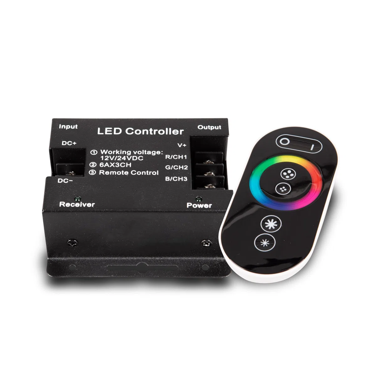Mextronic RGB LED Controller - Mando a distancia para luces LED (táctil, hasta 18 A)