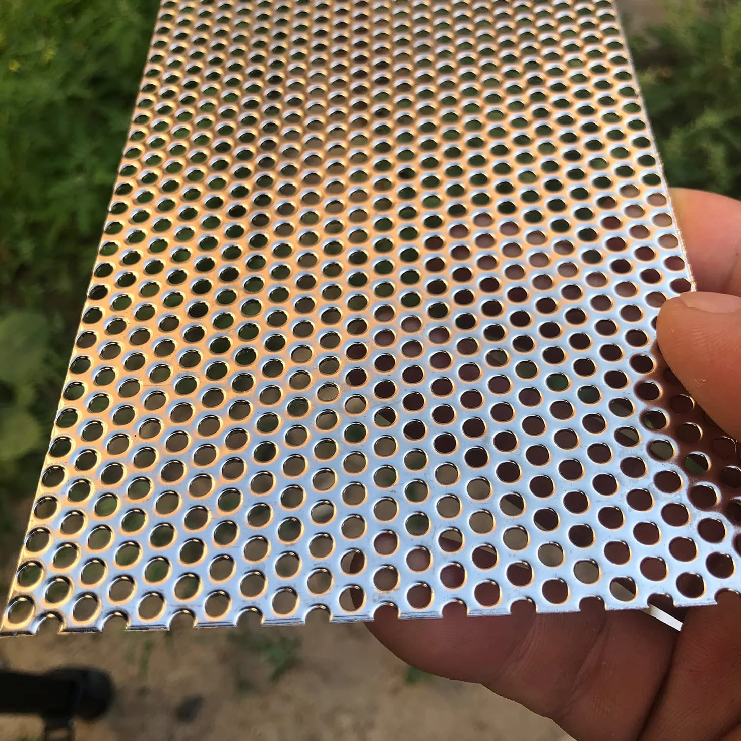Chapa perforada de acero inoxidable 304 - Placa de acero perforada - Abertura de 3 mm, Espesor de 1,1 mm, 200mmX100mm Láminas de chapa