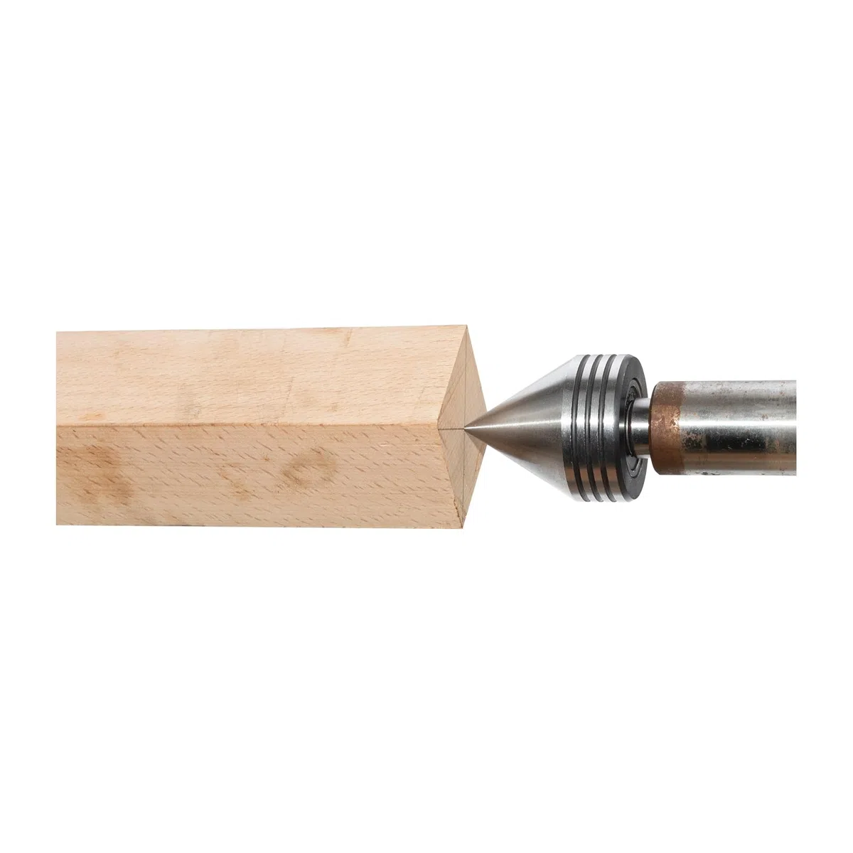 Centro de contrapunta MT2 resistente para torno de madera