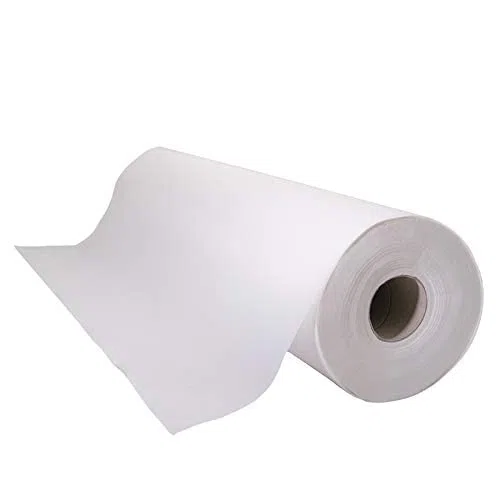 Palucart - Rollo de 76 hojas de papel para camilla de 6 piezas de sábanas médicas para masajes estéticos y terapias de 60 cm de altura, 2 capas médicas