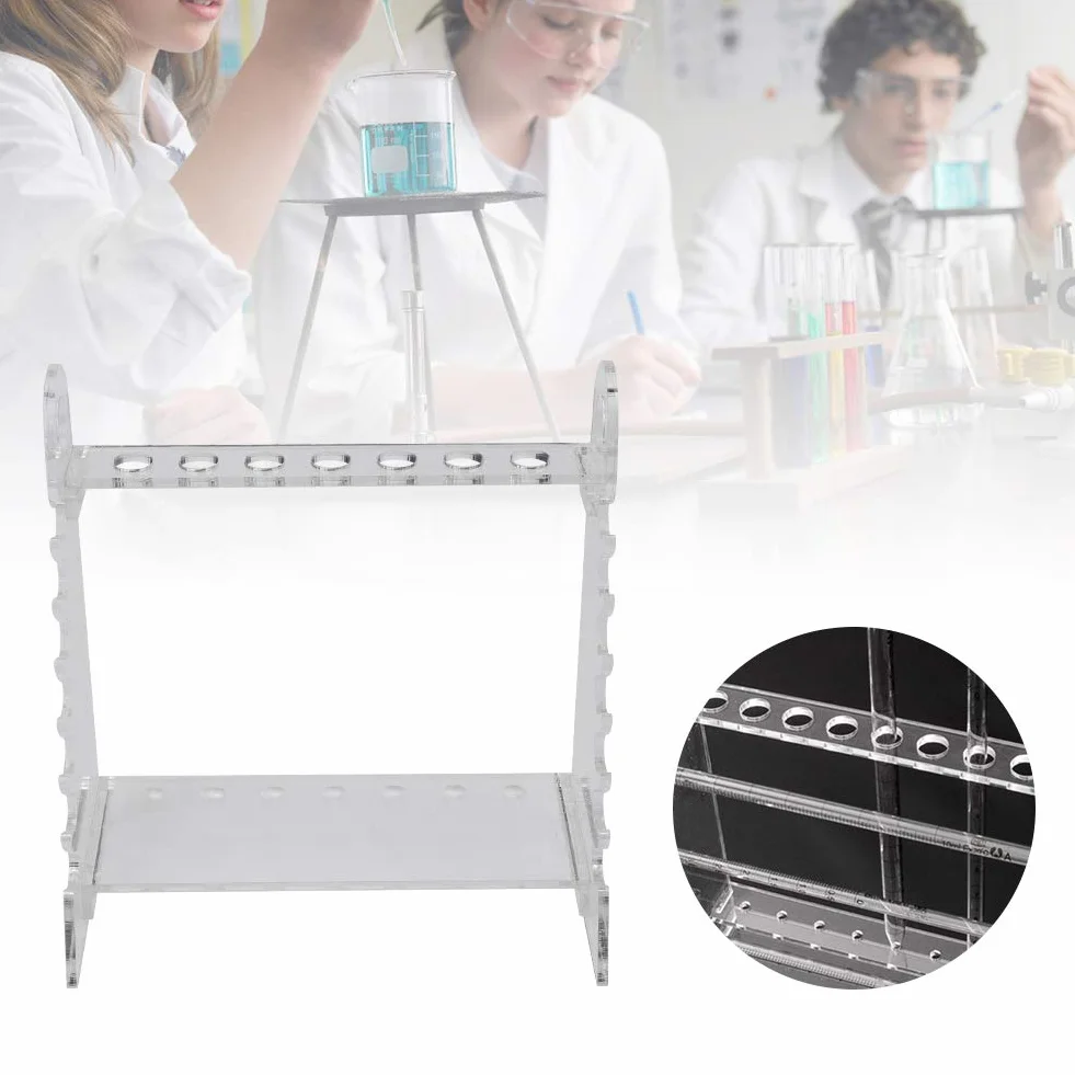 Voluxe Soporte para pipetas, diámetro Soporte para pipetas Soporte para pipetas, pequeño al Aire Libre para experimentos Aprendizaje Adecuado Funcionamiento Manual