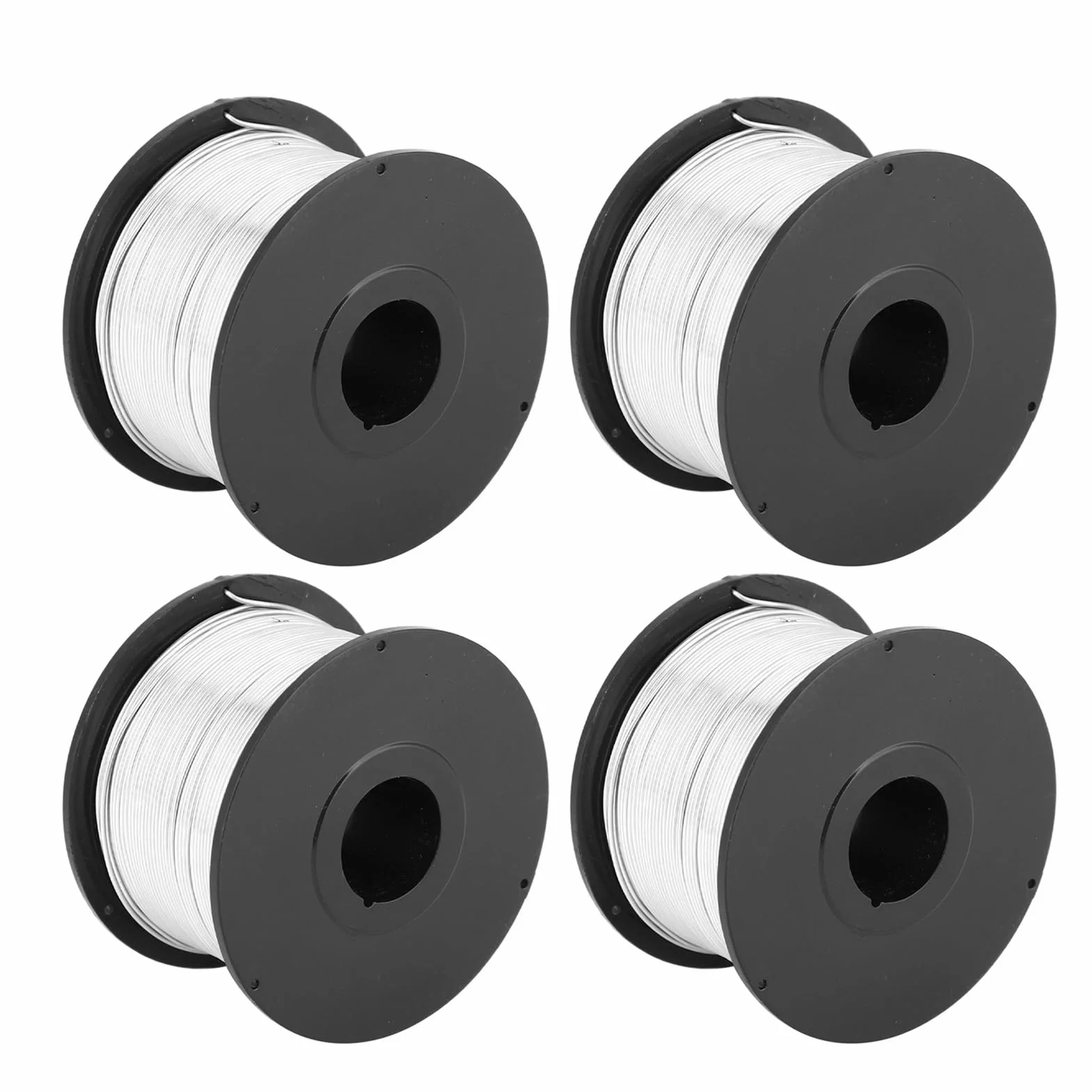 Alambre de Amarre para Barras de Refuerzo, Acero Bajo Carbono, 110 Metros x 0,8 mm, Suave y Flexible, Compatible con Máquina Atadora Automática