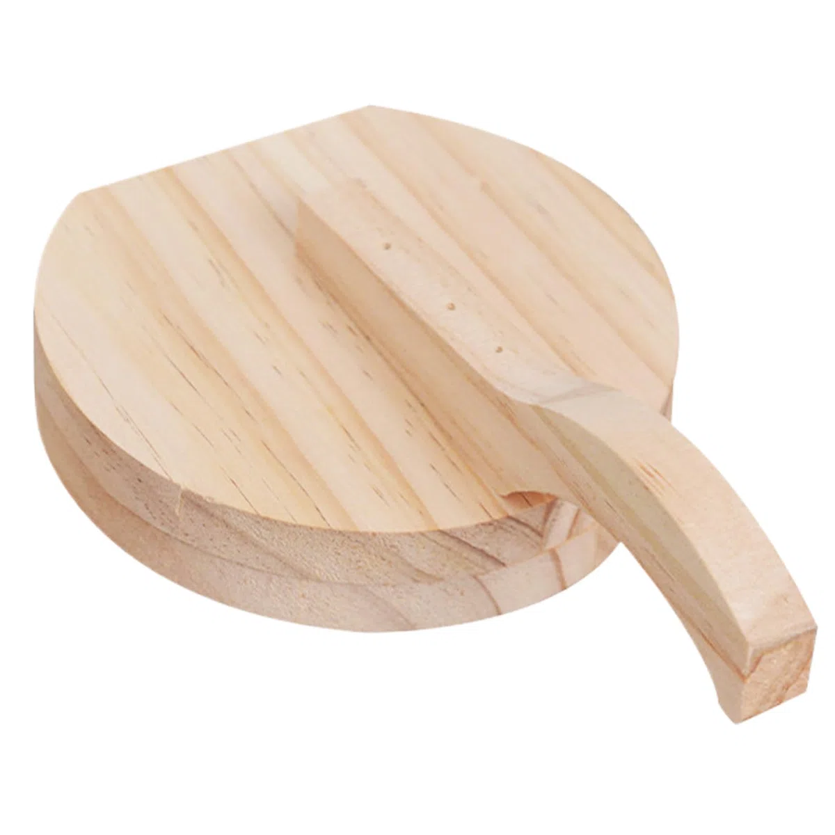 Tortilla Press Natural Wooden Tortilla Press 6.5 '' Press de tortilla redonda con tortillera mexicana casera, Roti, Chapati, Taco, Pataconera
