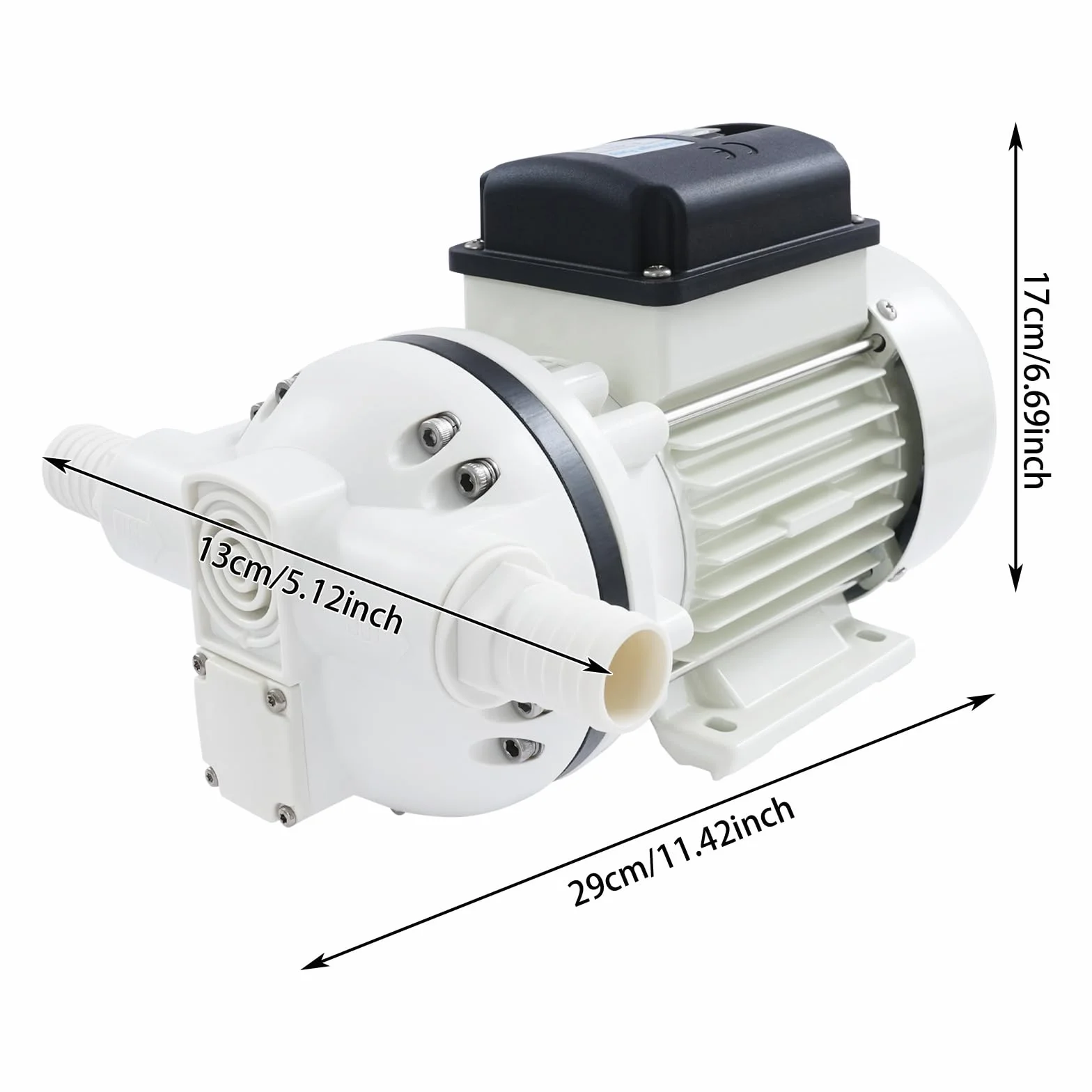AD-Blue - Bomba de diafragma (220 V, 330 W, 50 Hz), autocebante, juego de bomba de urea, con pieza de conexión, 220 V, 34 L/min