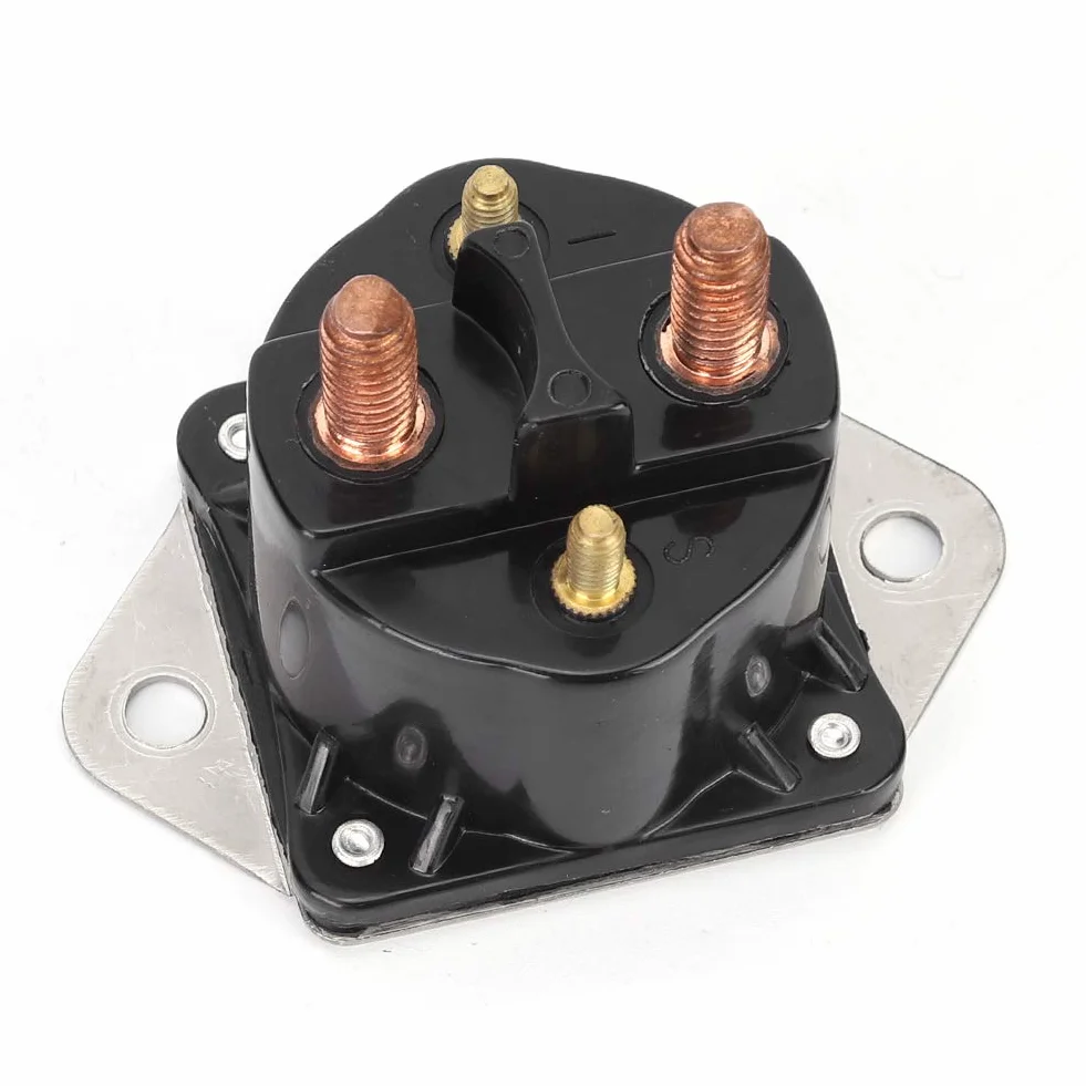 Relé de solenoide de cabrestante, Fydun repuesto de relé de solenoide de control de cabrestante de acero inoxidable, 4 terminales 72631, accesorios de repuesto de 12 V