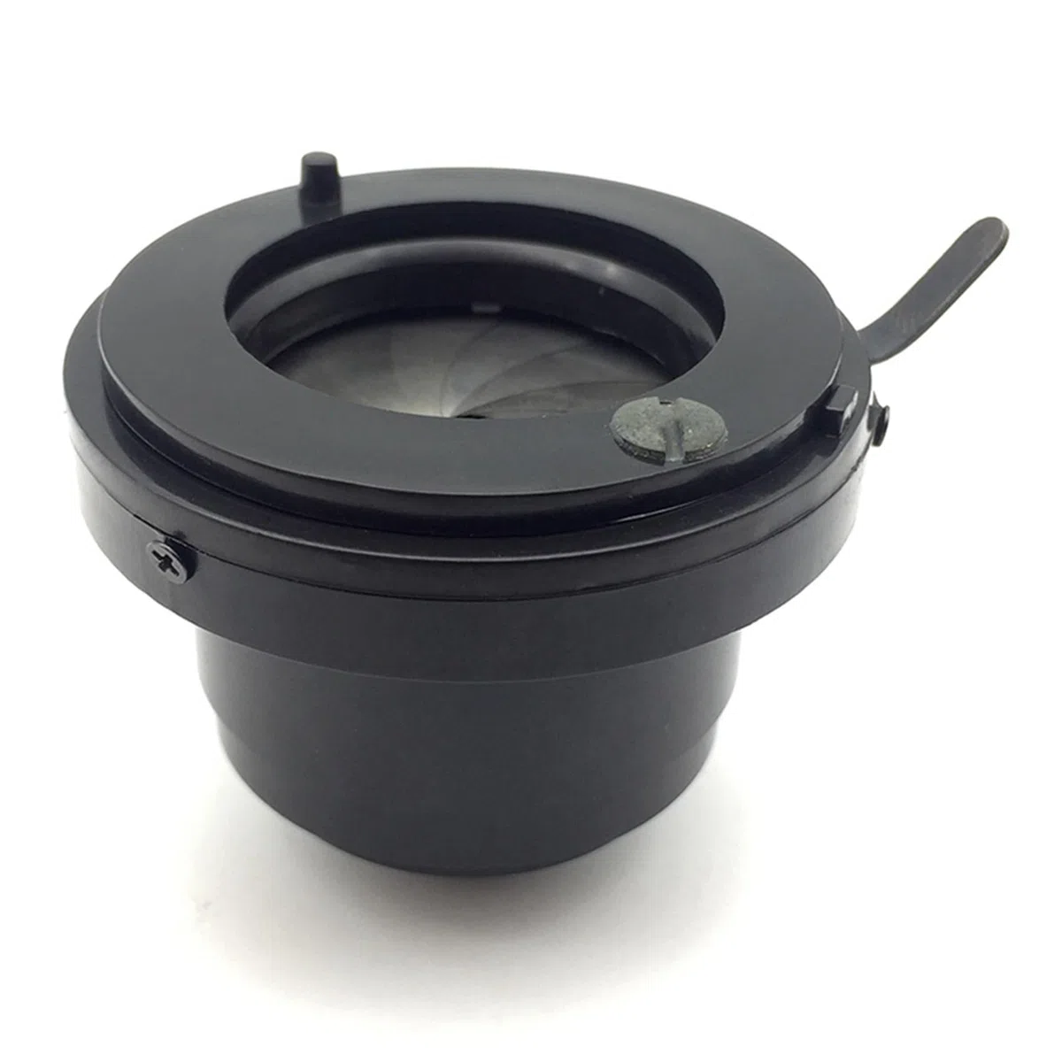 2X Condensador Abbe de Microscopio (NA1.25) Accesorios ópticos con diafragma variable para luz convergente de campo