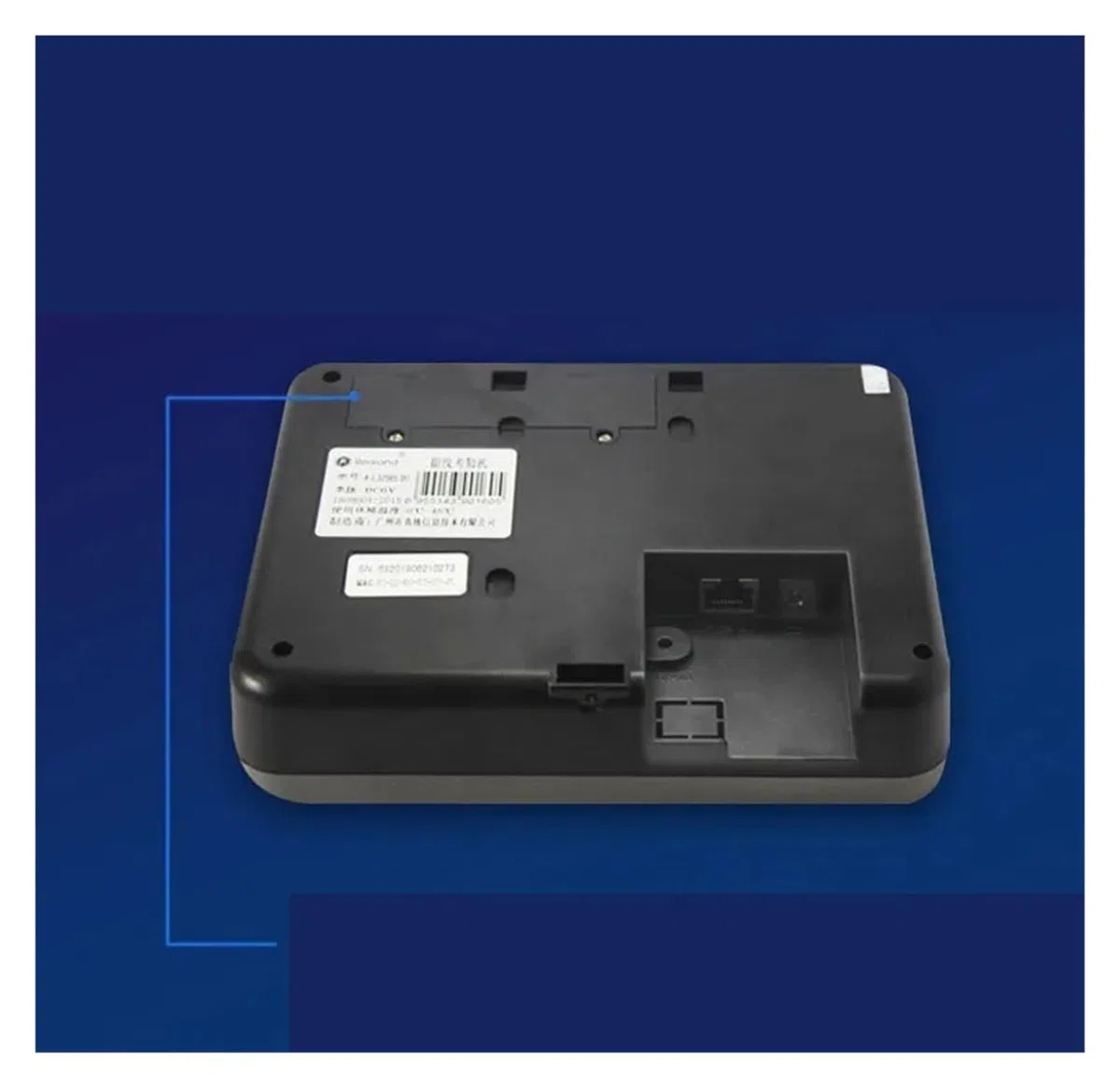 Máquina biométrica de asistencia de empleados, Pantalla TFT de 2,4 pulgadas, batería integrada, WIFI, máquina de tiempo de asistencia con huella dactilar, reloj de tiempo GPS, máquina de Control elect