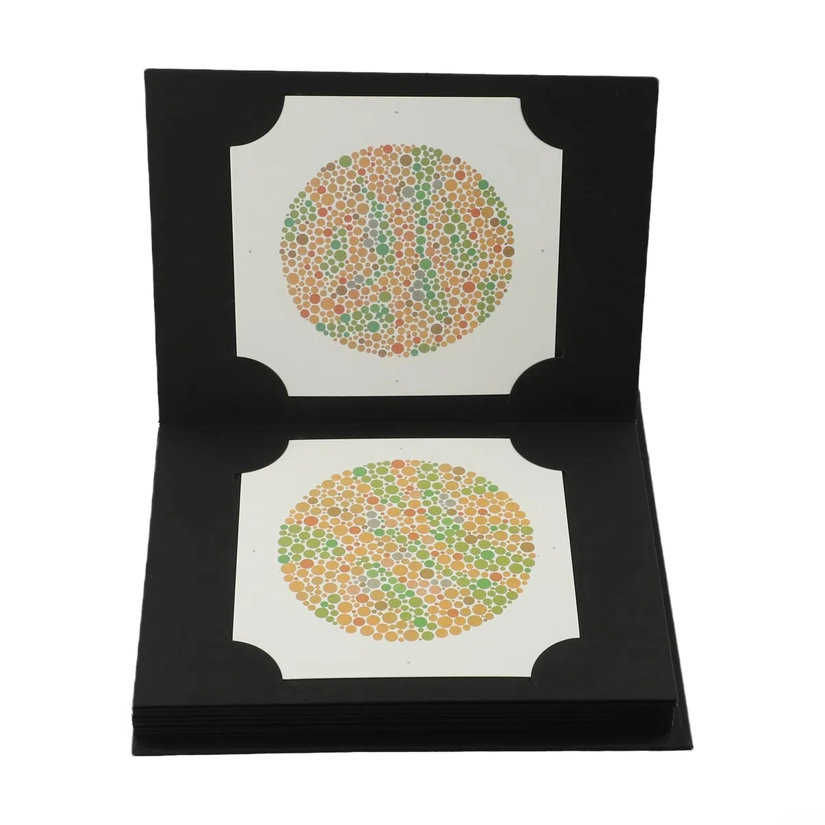 Ishihara - Libro de ceguera al color 2024-38 placas para detección de deficiencias de color rojo y verde, compatible con Stan