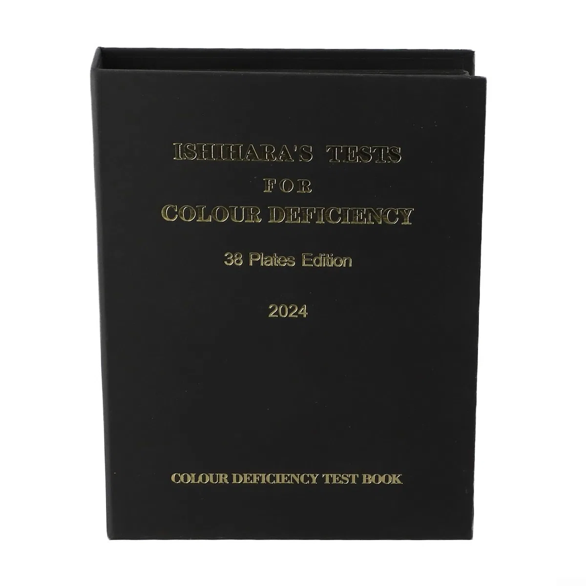 Ishihara - Libro de ceguera al color 2024-38 placas para detección de deficiencias de color rojo y verde, compatible con Stan