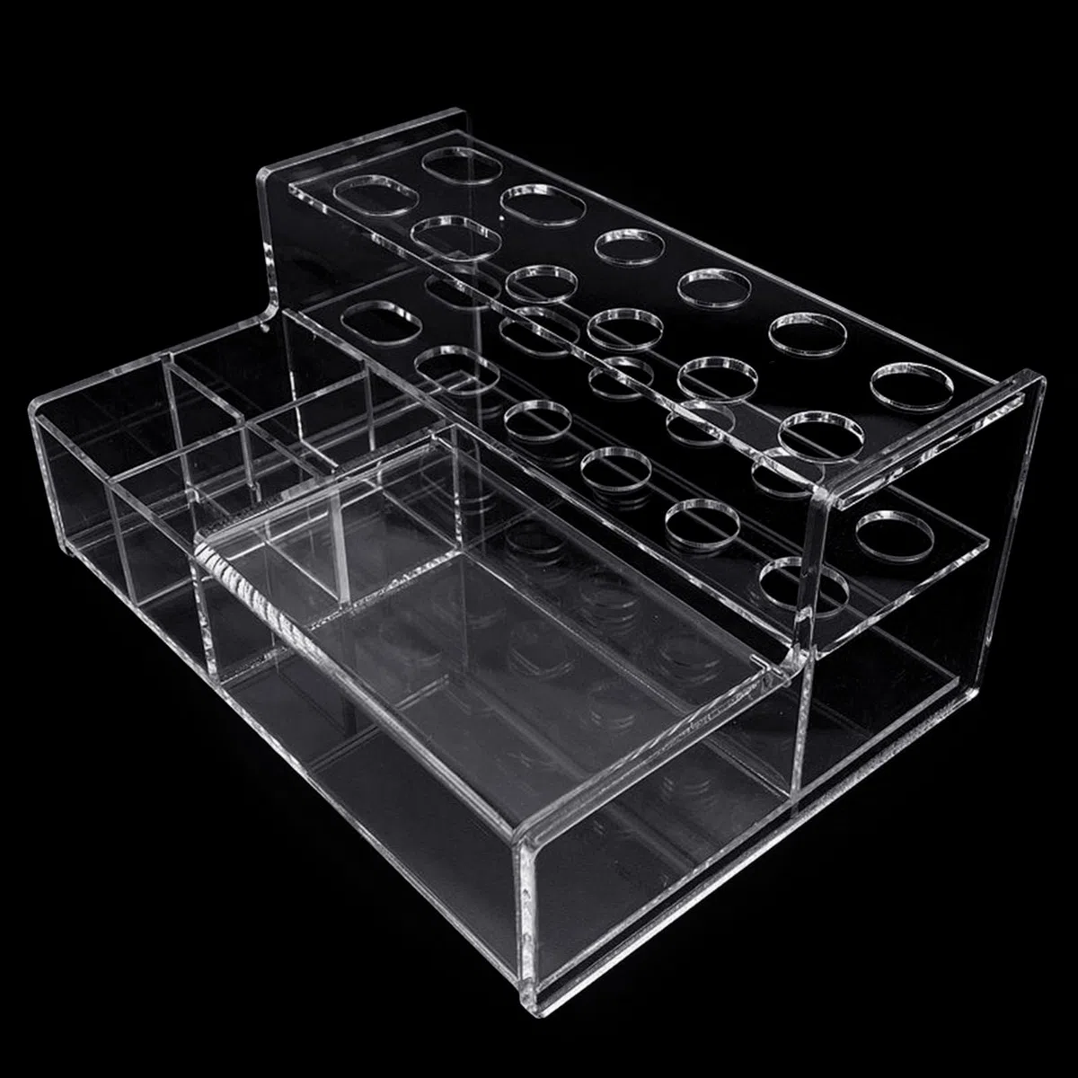 Dispensador de aplicador Compuesto de Resina Dental, Soporte Organizador para Accesorios de jeringas compuestas, Estante de colocación de Resina