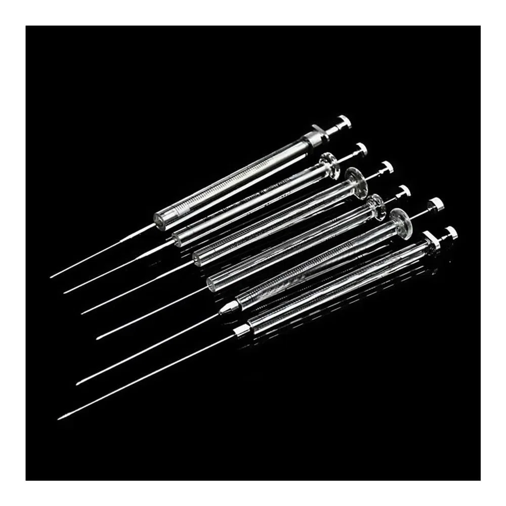 Jeringas de microlitros for cromatografía de gases con punta afilada de 0,5/1/5/10 l/25/50/100/250/1000 ul(0.5ul)