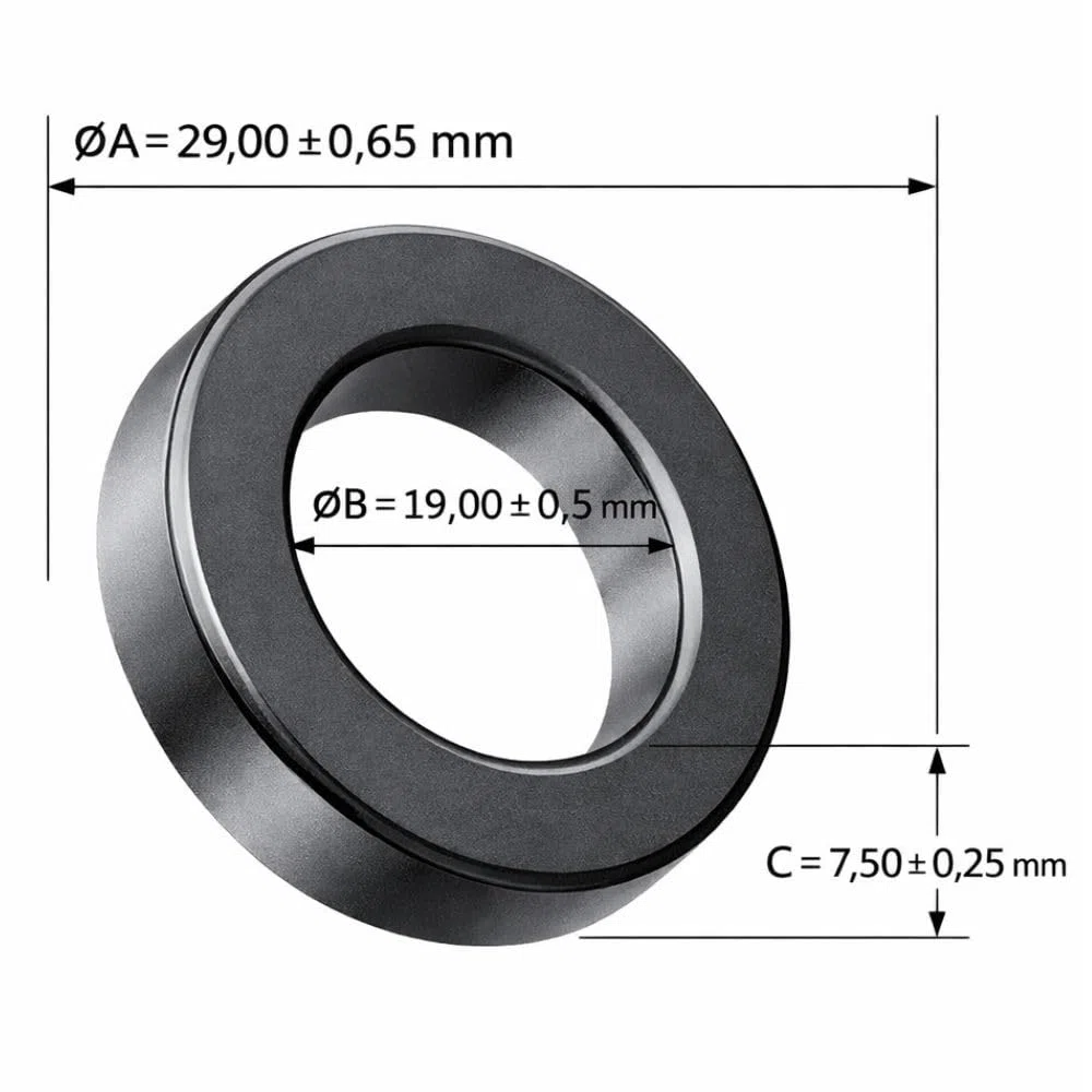 FT114-43 - Anillo toroide con núcleo de ferrita con diámetro interior de 19,1 mm para HF Choke EMV