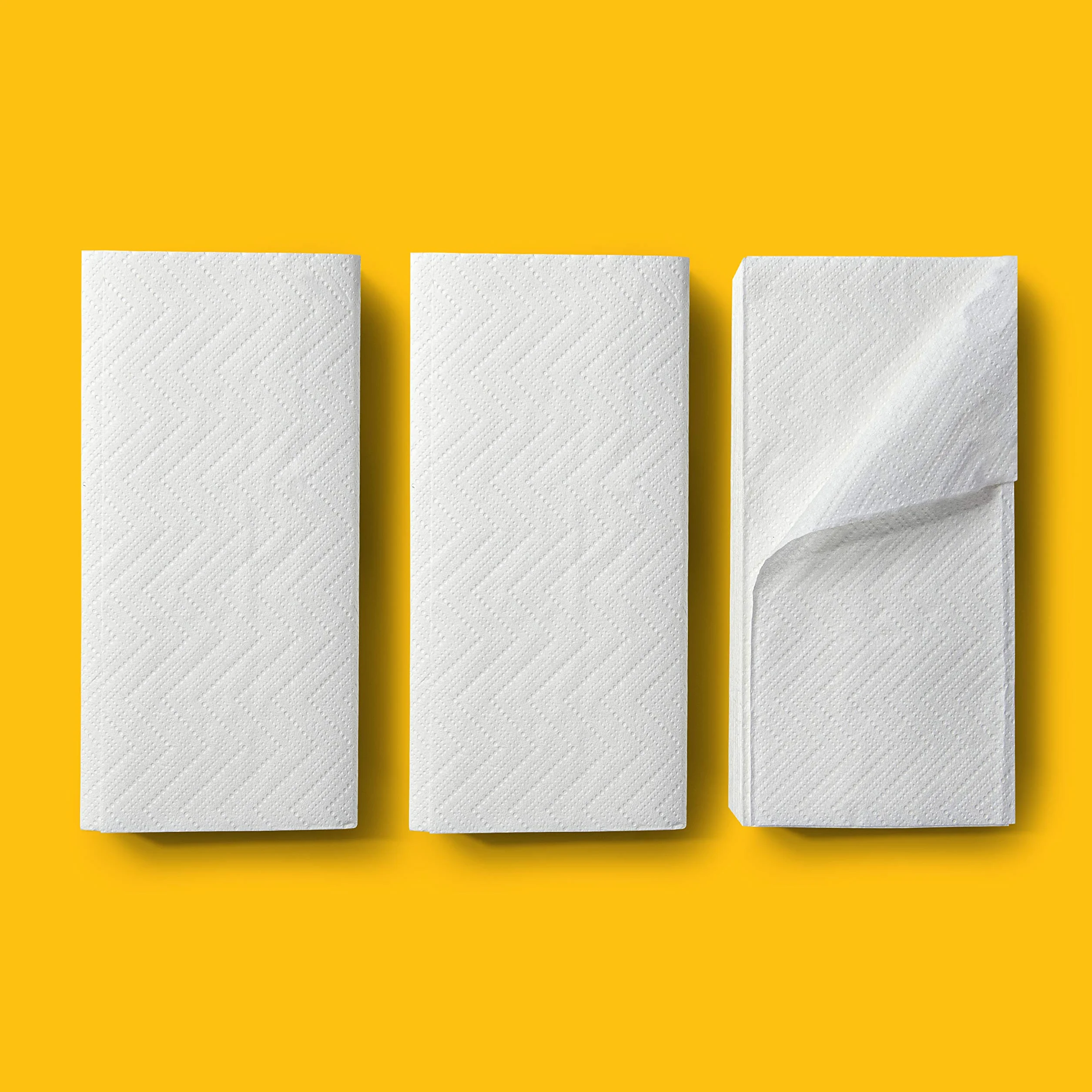 AmazonCommercial Servilletas de Papel de Varios Pliegues (Plegado en Z), 2 Capas de Celulosa, 4000 Hojas (20 Paquetes de 200), Tamaño de Hoja: 24 x 20,3cm, Compatibles con Dispensadores H2