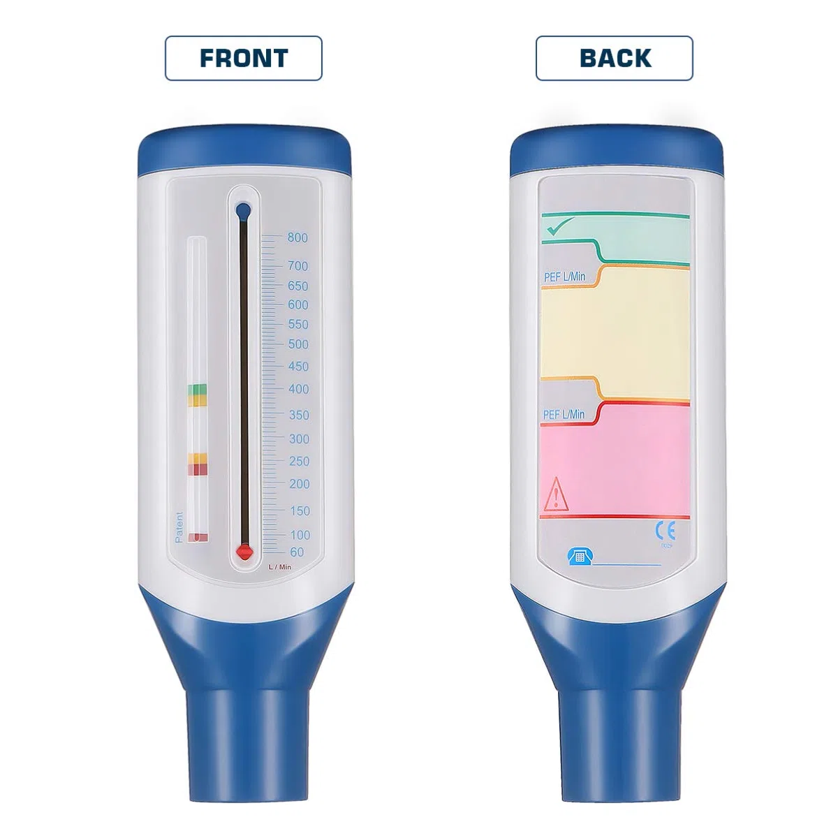 ULTECHNOVO - Medidor de flujo espiratorio de flujo máximo personal Espirometría - Dispositivo de recuperación de función pulmonar para adultos