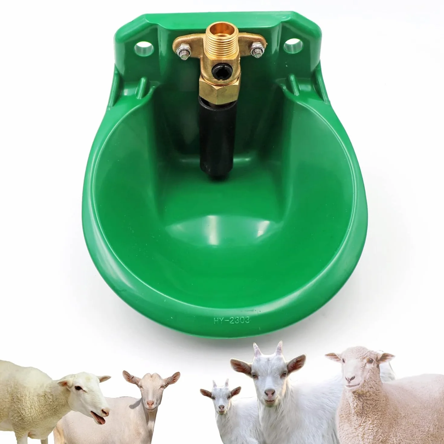 Bebedero para ovejas Bebedero automático para Cabras Dispensador de Agua de Gran Capacidad Bebedero para pastos Bebedero con válvula de Flotador