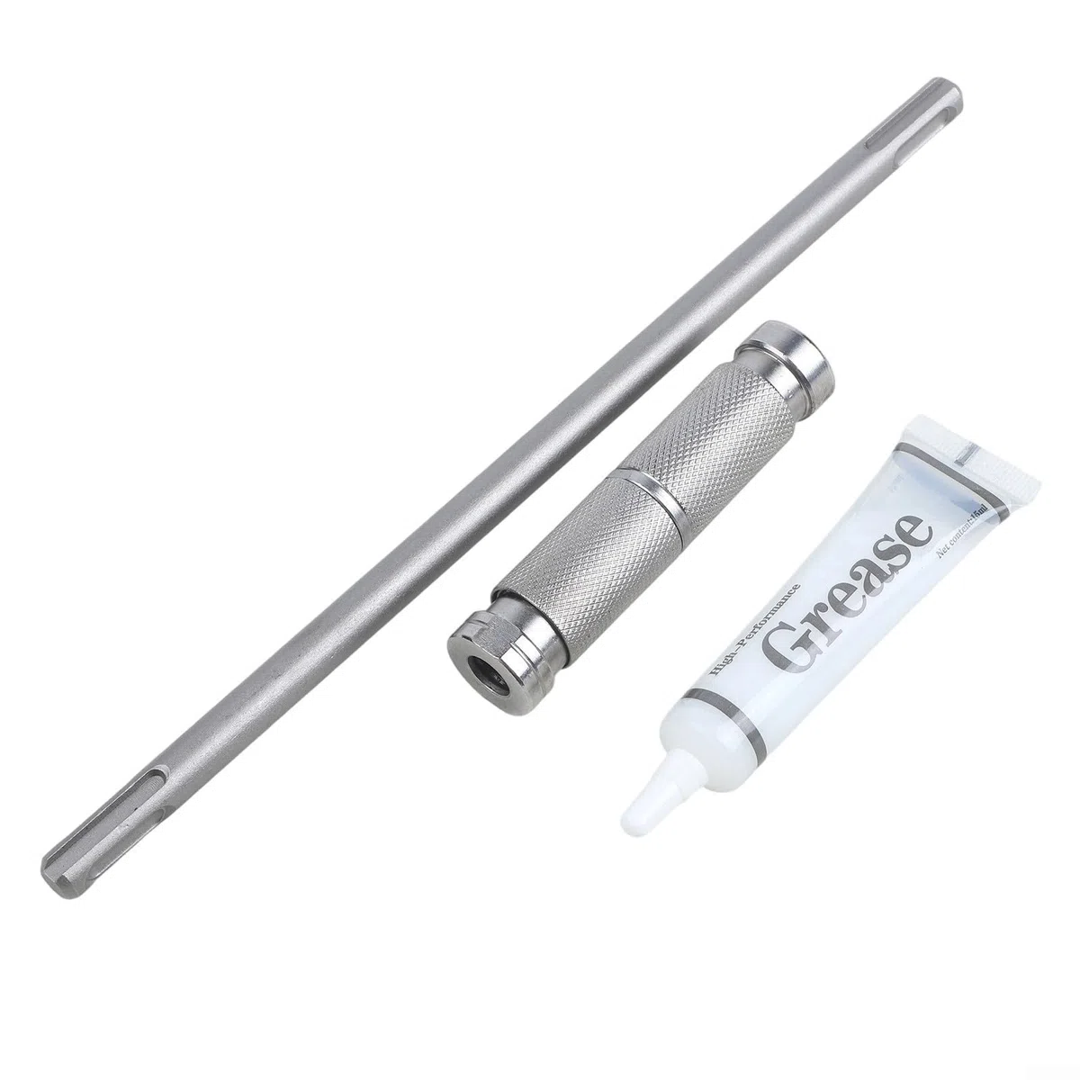 Para barra de extensión SDS Plus de 26 cm con adaptador de liberación rápida para taladro de martillo giratorio, diseñado para un bloqueo rápido de herramientas y compatibilidad con varios vástagos