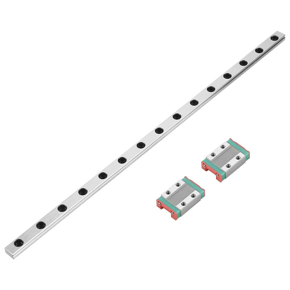 Carril Guía Lineal de Guía Lineal MGN9B de 300 Mm, Carril de Movimiento de 9 Mm de Ancho con Bloque de Riel MGN9B de 2 Piezas