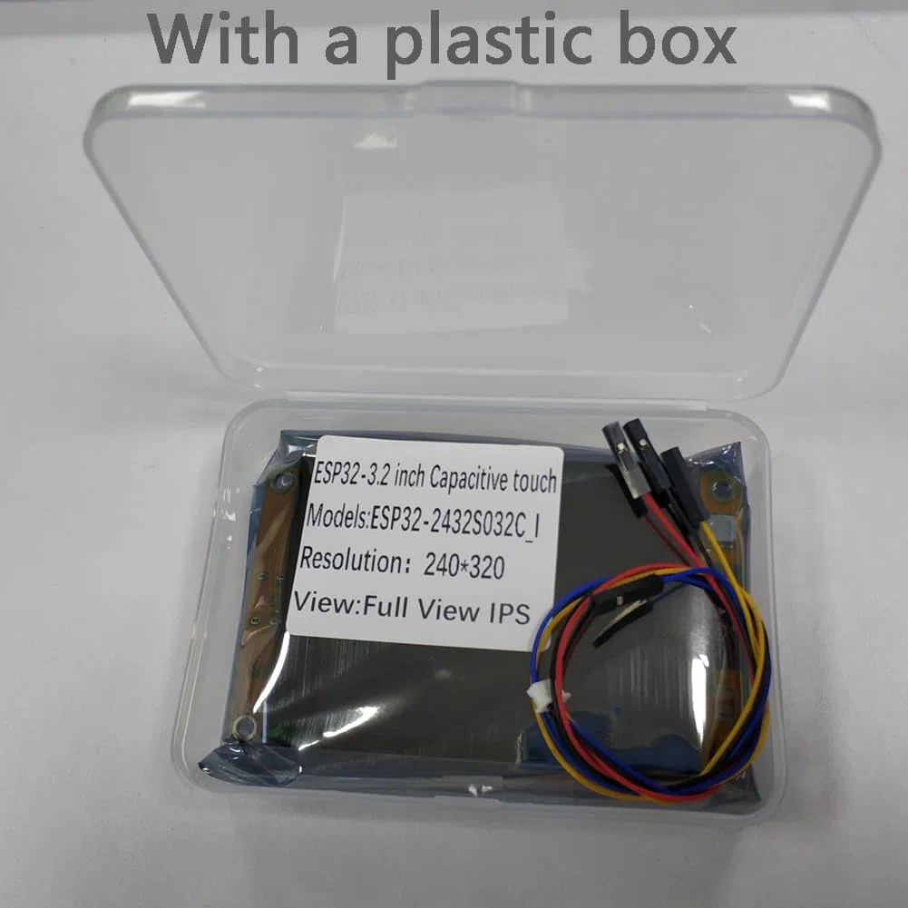 DIYmalls 3.2 Pulgadas ESP32 IPS Pantalla ESP32-2432S032C-I TFT LCD Módulo ST7789 táctil capacitiva 240x320 ESP-32 Placa de Desarrollo para Arduino