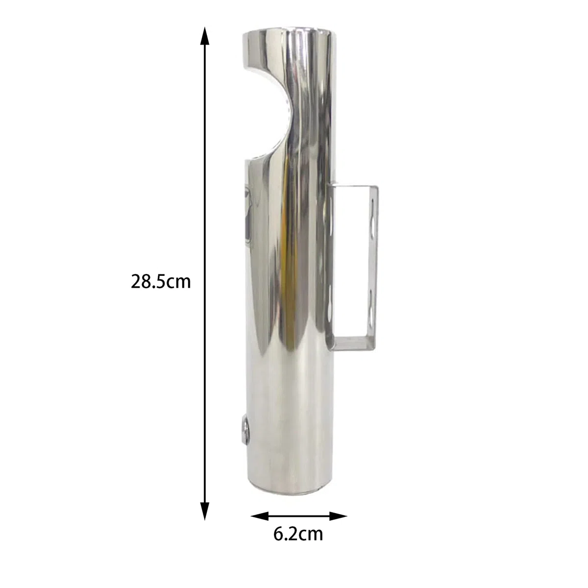 Cenicero De Pared De Acero Inoxidable Columna De Hollín De Cigarrillo Al Aire Libre Contenedor De Cenicero a Prueba De Herrumbre para El Hogar, Al Aire Libre, Bar, Oficina