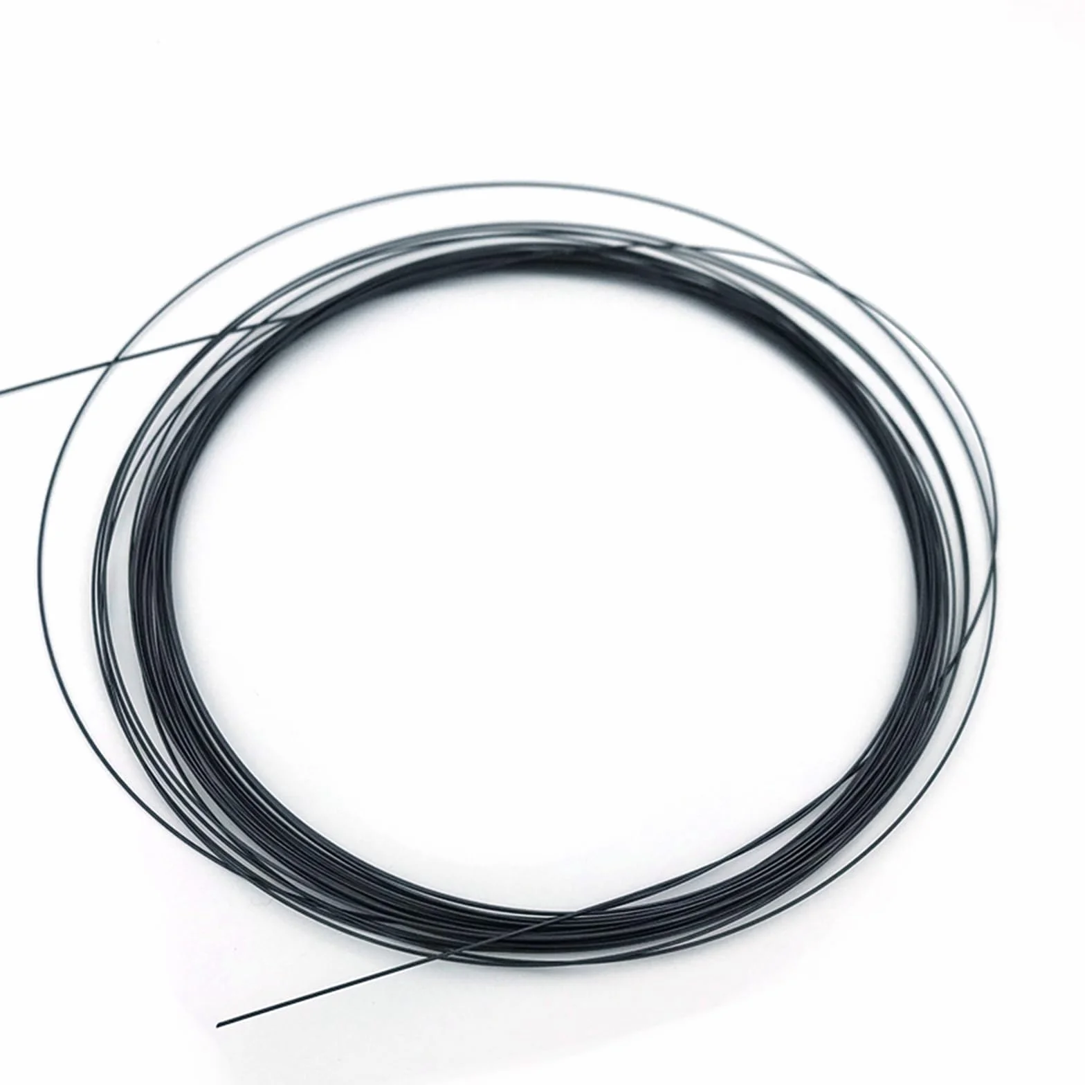 Alambre de Nitinol con Memoria de Forma - Alambre Negro Preentrenado de 1 Metro for Piezas de Hardware, Alta Resistencia al Calor y Superelasticidad(0.1mm)