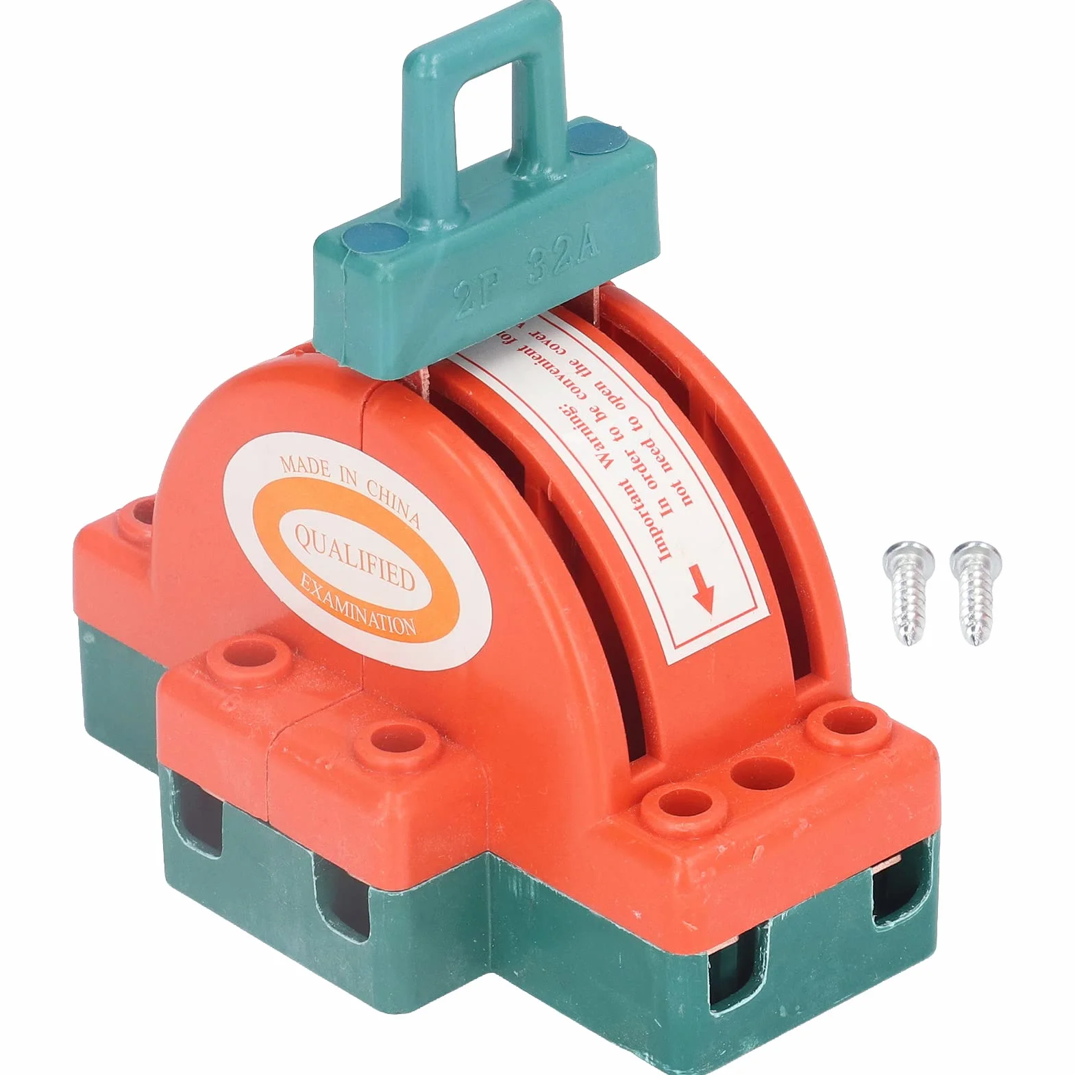 Fafeicy Interruptor de Cuchilla, Conexión de Doble Tiro de 2,32 A, Disyuntores a Prueba de Fallas, Industrial y Doméstico