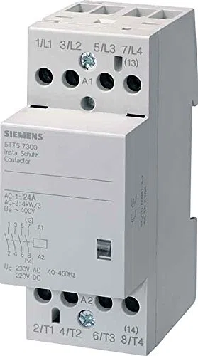 Siemens - Telerruptor 5tt5 4nc 115v corriente alterna 110v corriente continua 2 módulos