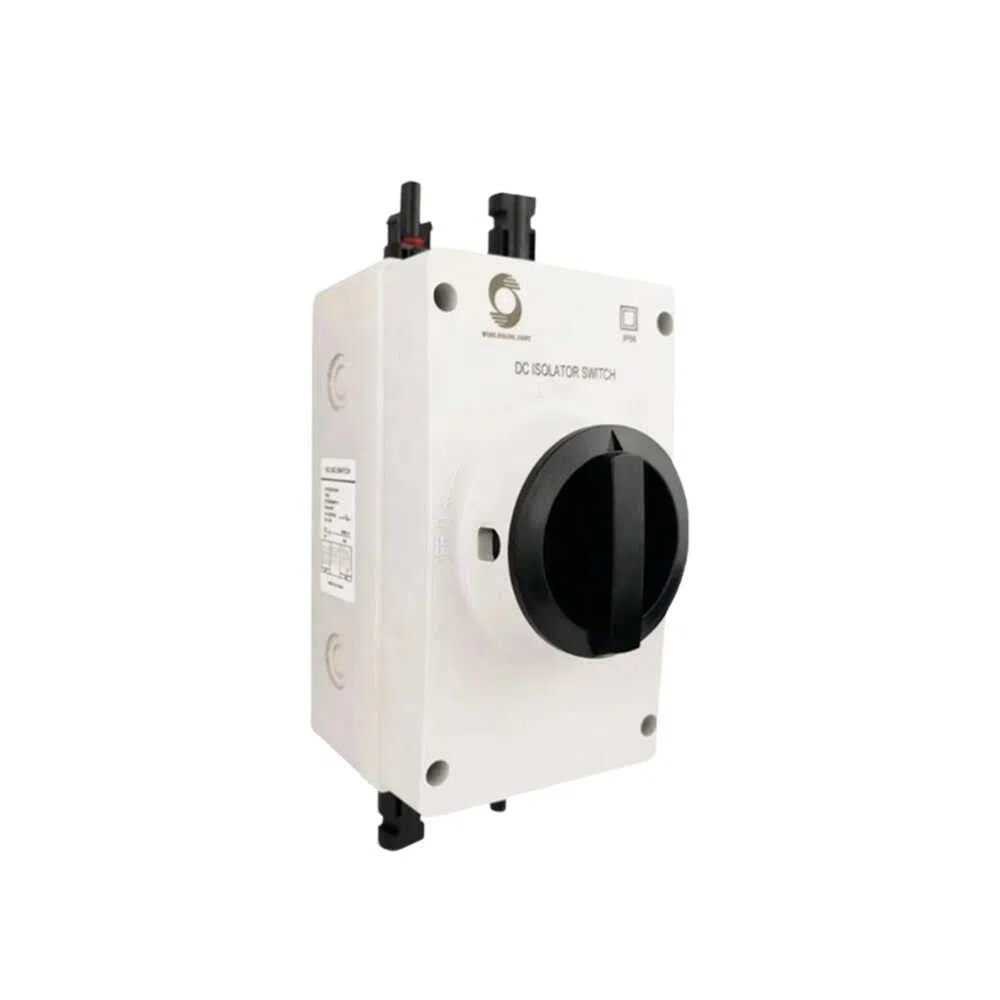 Caja con interruptor seccionador 1000VDC 32A con conexión MC4 1 entrada