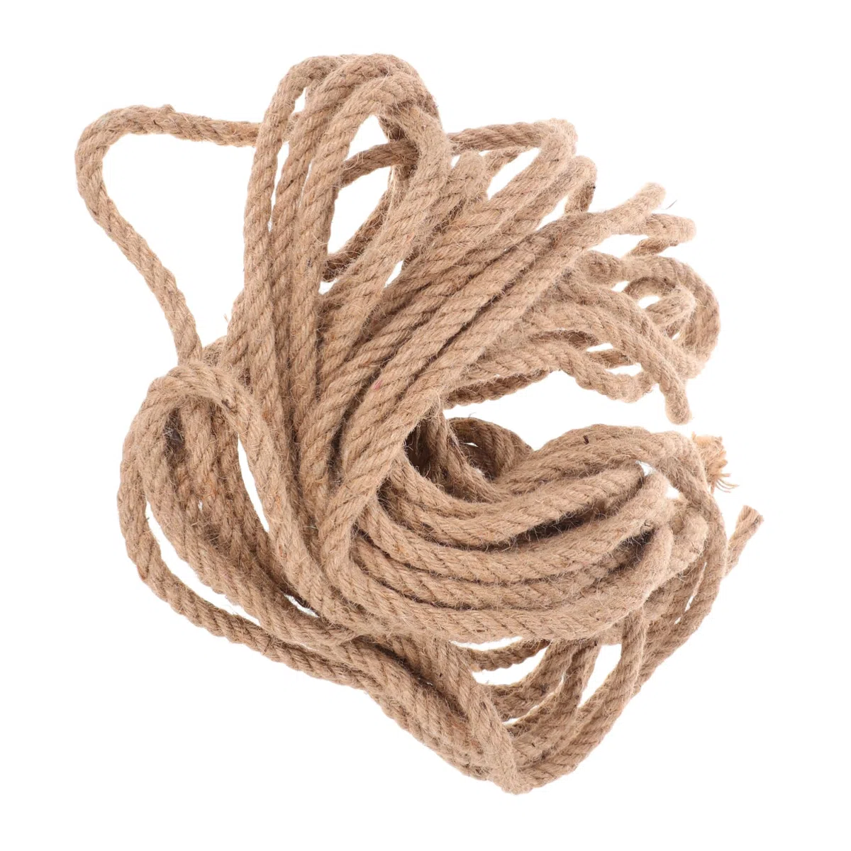 BESTonZON Cuerda de Yute para Carga de 20 M Alta Capacidad de Carga y Grosor Resistente, Adecuado para Decoración del Hogar y Uso al Aire Libre