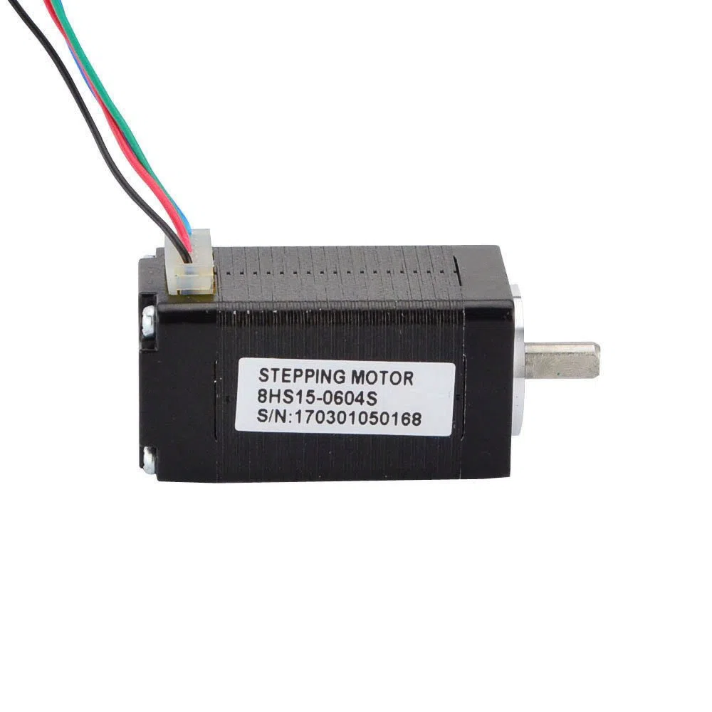 STEPPERONLINE Nema 8 Motor paso a paso Bipolar 1.8 deg 4 Ncm 0.6 A 20 x 20 x 38 mm 4 cables para impresora 3D, máquina CNC