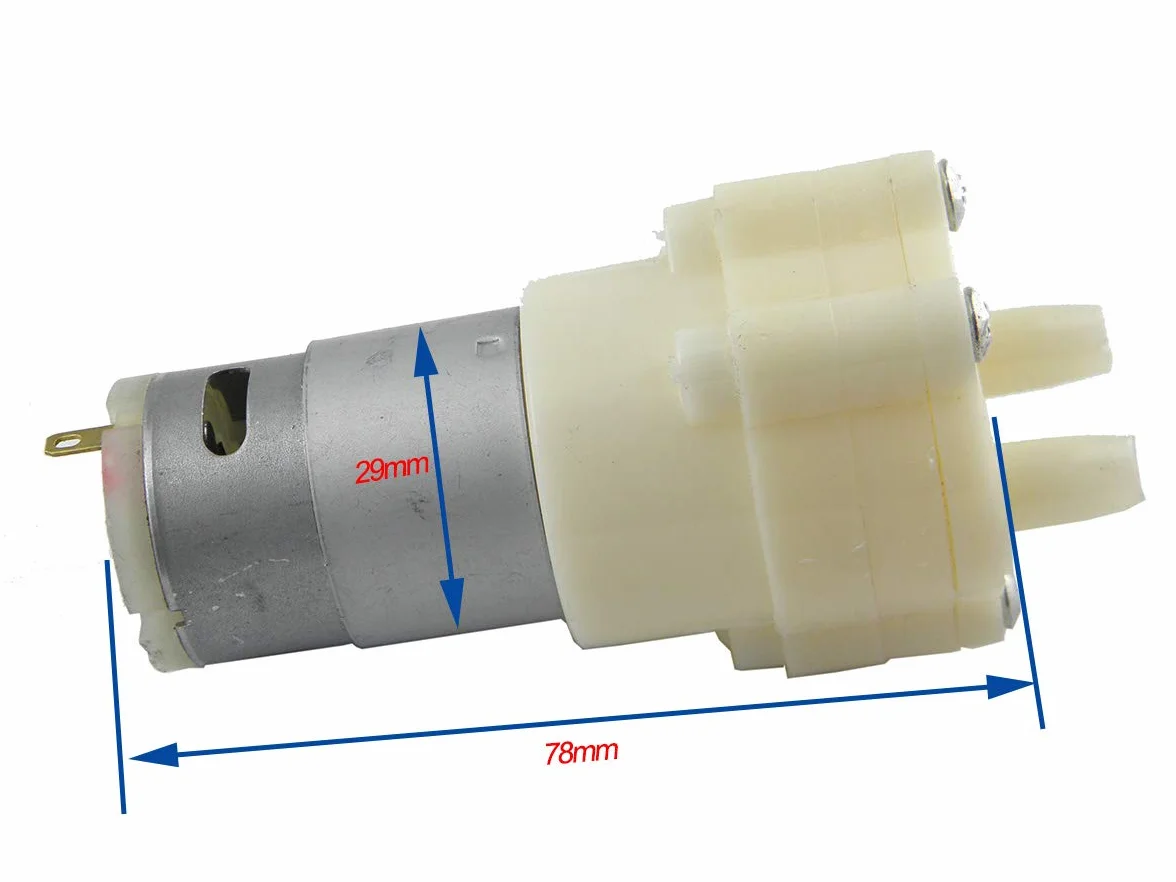 CHANCS 385 Bomba autocebante de diafragma DC 6V-12V con filtro de tubo de silicona y fuente de alimentación Entrada 100V-240V Salida DC 12V para el ciclo diario de agua de peceras y electrodomésticos