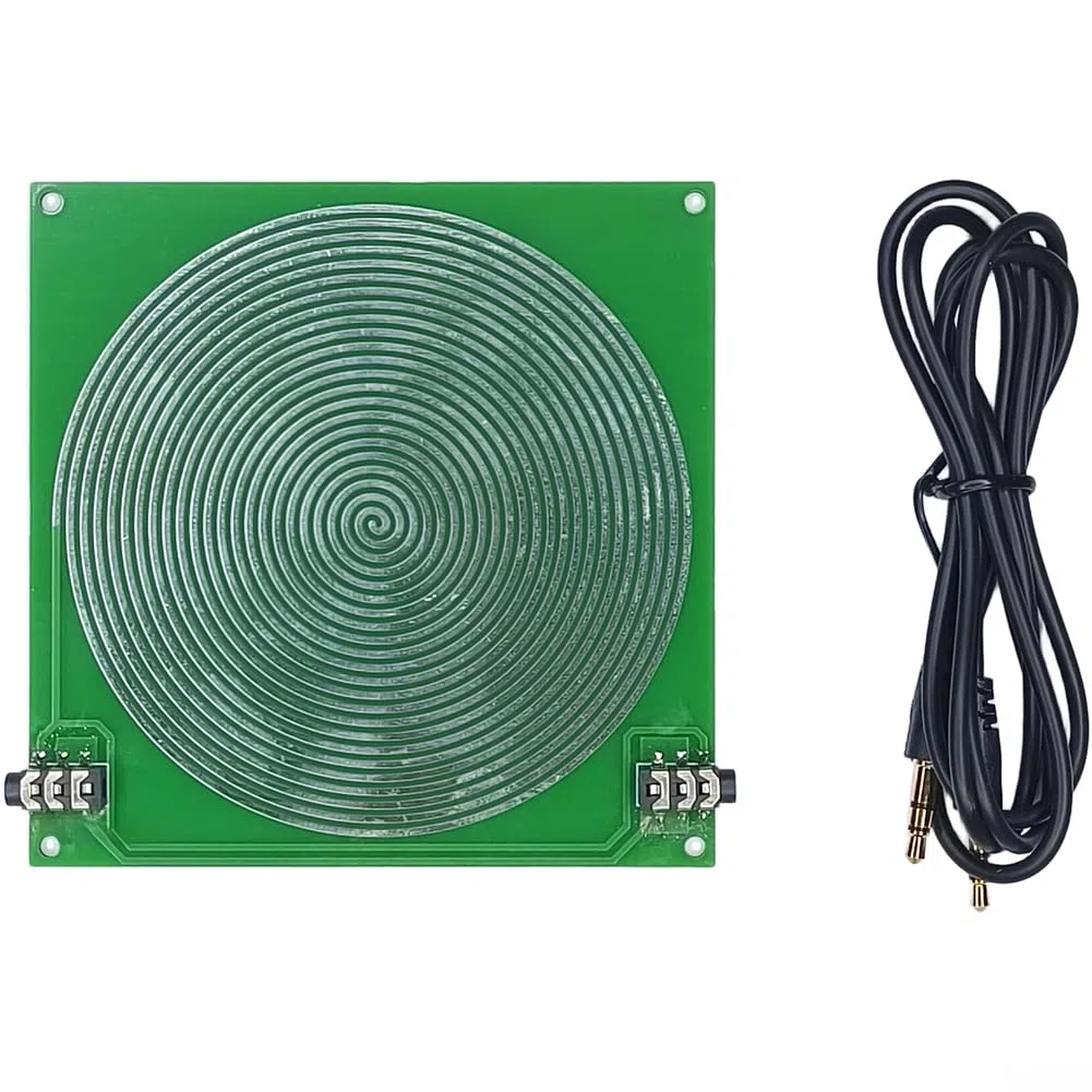 Generador de frecuencia portátil 0.1Hz-99999Hz para resonancia Schumann, unidad de onda sinusoidal ajustable con teclado y PCB verde (A)