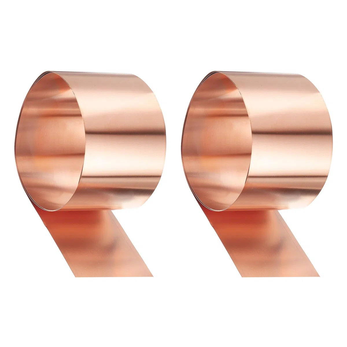 QUARKZMAN 2 piezas de rollo de lámina de cobre de 0,1 mm de espesor, lámina de cobre puro al 99,95% a prueba de agua para construcción de electrónica DIY (2" de ancho x 3,28 pies)