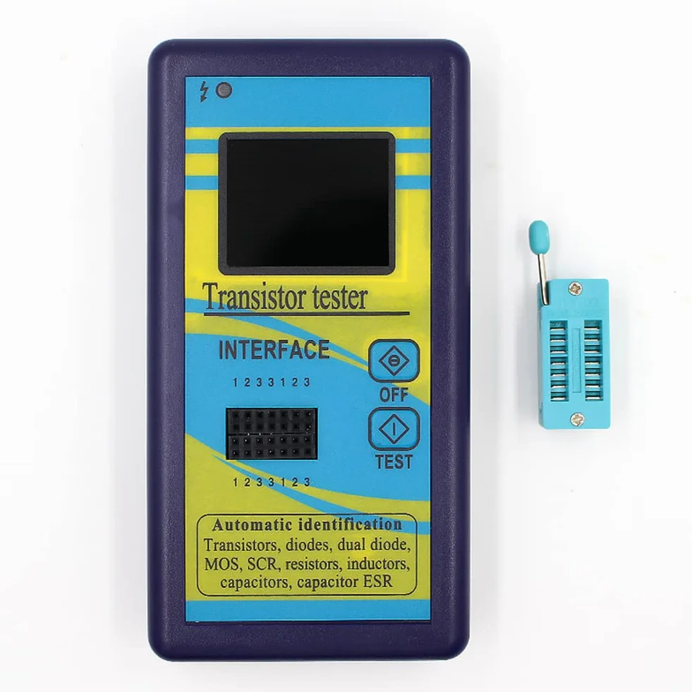 DollaTek M328 Multipropósito Transistortester Diodo Resistencia ESR Capacidad Medidor LCR