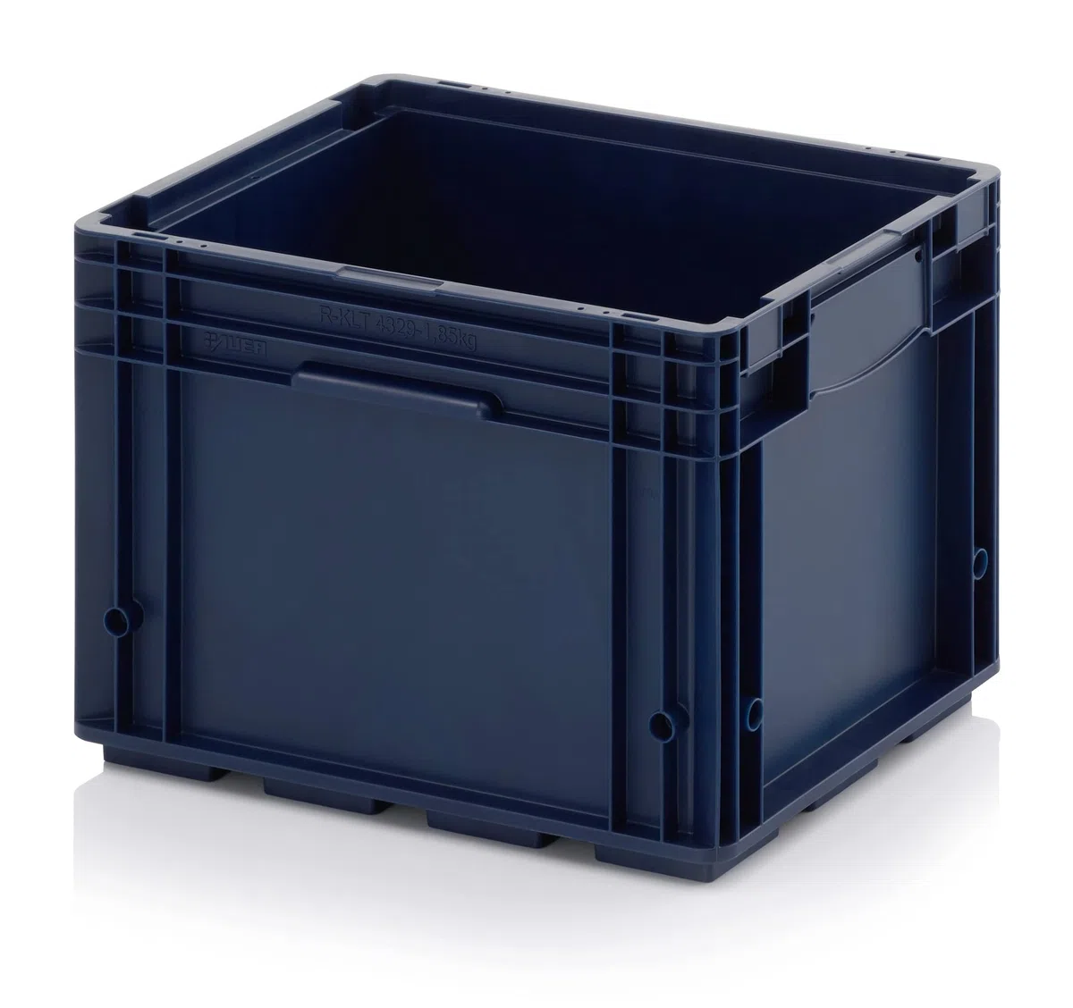 R-KLT 4329 - Contenedor de 40 x 30 x 28 cm, portabicicletas pequeño azul 40 x 30 x 28