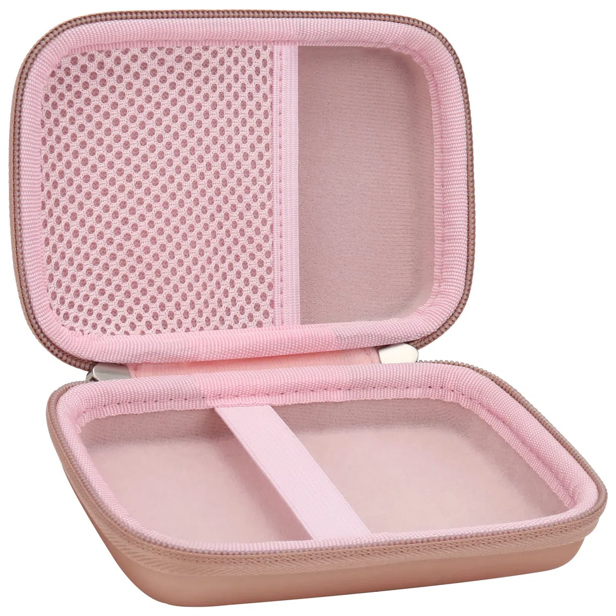 Khanka para Liene Pearl K100 2x3” Mini Impresora Fotos Case, Bolsa de Almacenamiento Compatible con Impresora fotográfica Liene Pearl K100 5 x 7,6 cm con asa de Transporte, Solo Funda (Rosa)