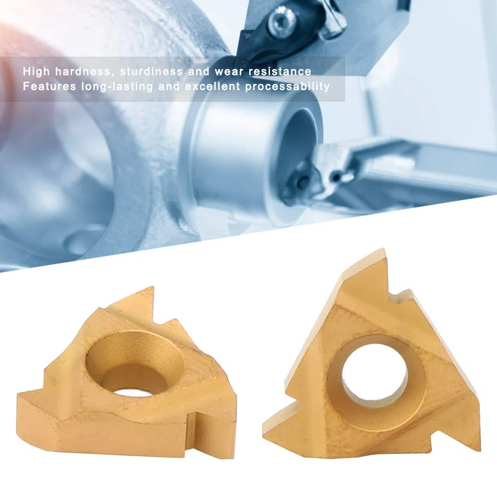 16ER AG60 CNC Torno de Roscar, Indexable Cuchilla de Carburo Insertada para El Procesamiento de Acero Inoxidable