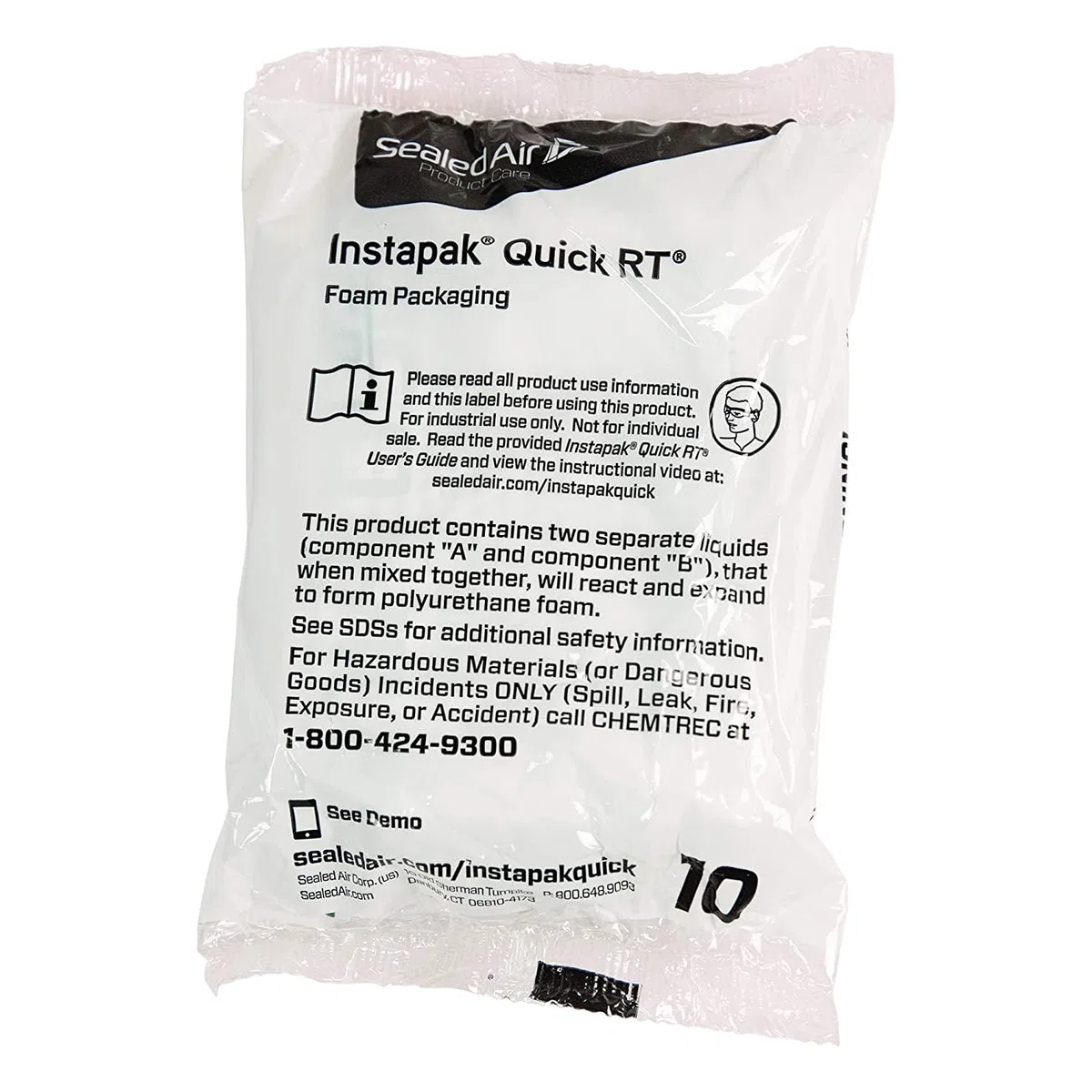Instapak Quick RT #10 Solución de embalaje y envío - American Bubble Boy