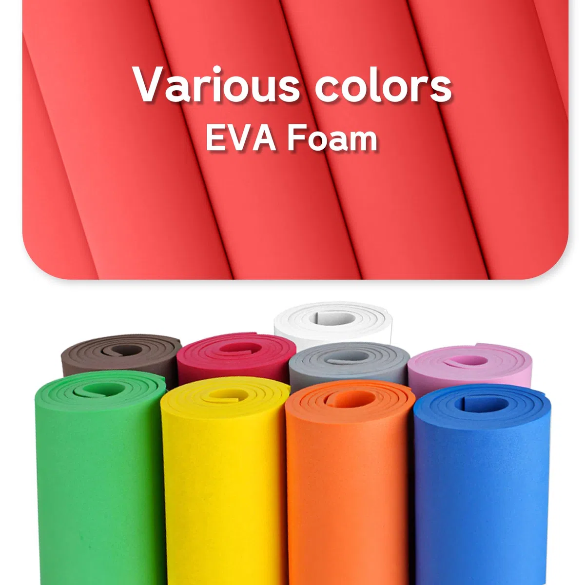 Goma EVA Rojo, Do²ping 10mm EVA Foam Cosplay, 35.5x99cm con Alta Densidad 86kg/m3 Espuma Foam para Disfraces Proyecto DIY (10mm Rojo)