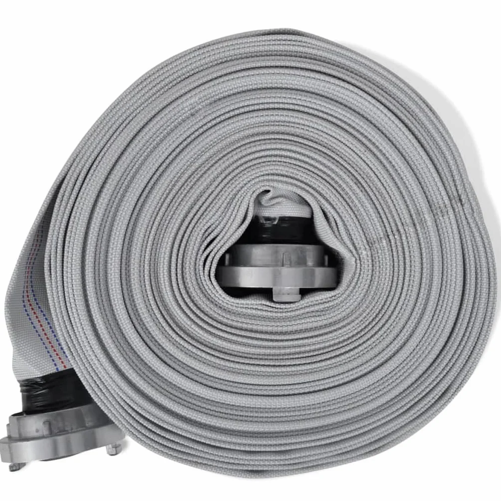 vidaXL Manguera de Incendios Plana 20 M 2" Conexión Stroz C Goma contra Fuegos