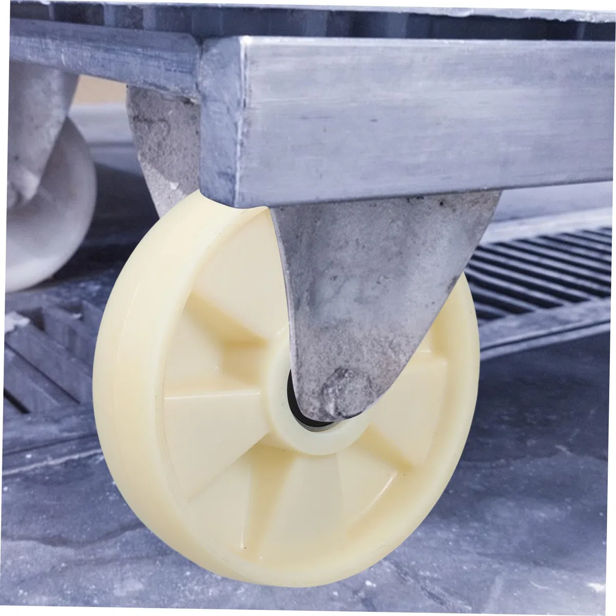 GLEAVI Rueda Para Transpaleta Nylon 7.67X7.67 Pulgadas Con Rodamiento De Bolas Ruedas Giratorias De Carga Para Uso En Almacenes Y Centros Logísticos