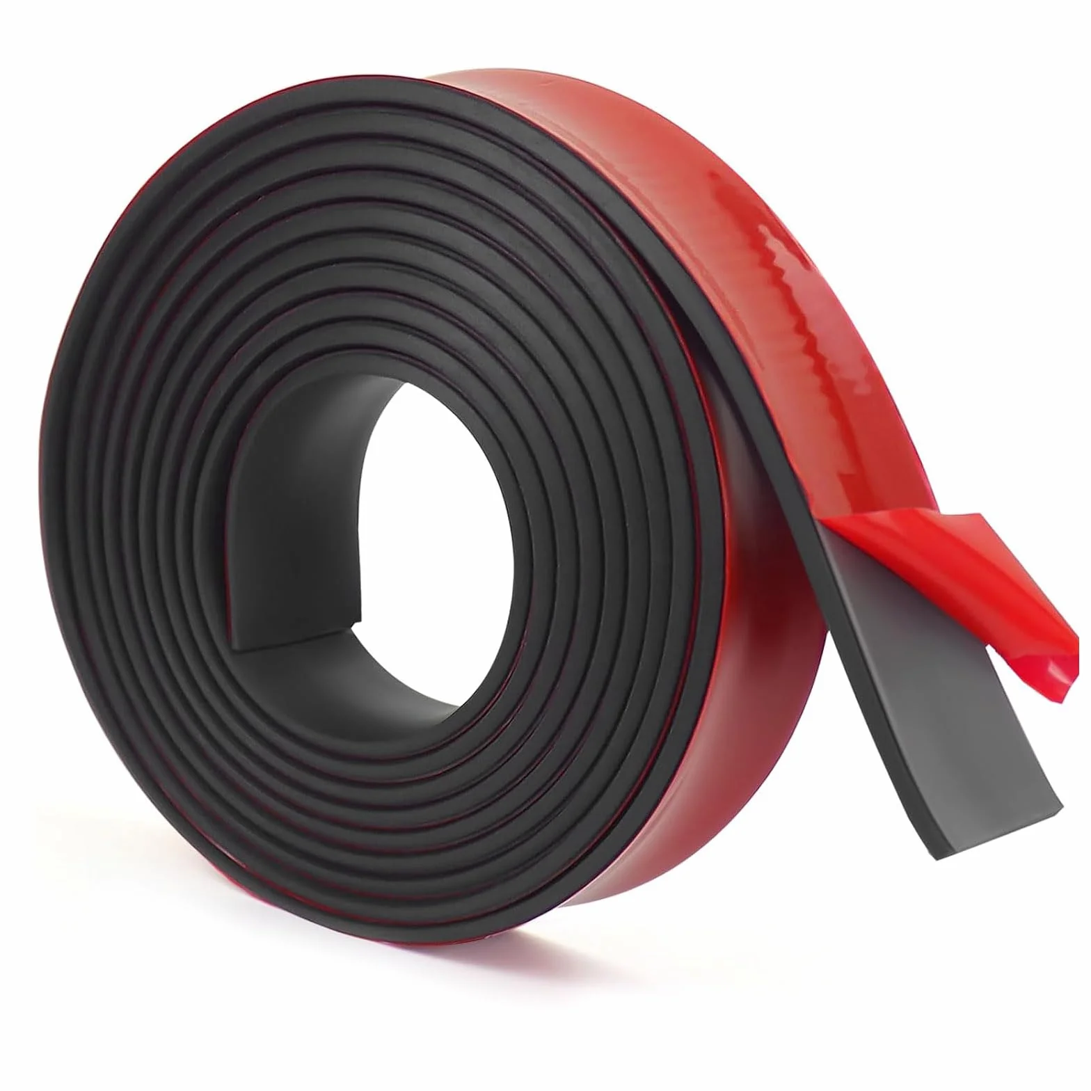 Tiras de goma autoadhesivas – Alfombrilla de goma de neopreno, perfil de goma maciza, para juntas, protección de suelos, protección contra vibraciones, cubierta, amortiguador, bricolaje (40 mm (ancho)