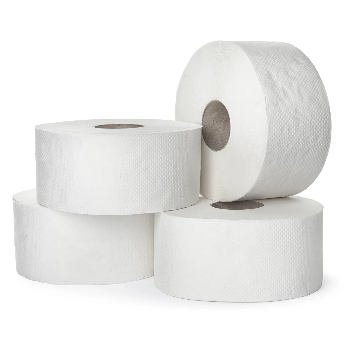 Papel Higienico Industrial/Rollo Higienico Industrial/de 2 capas -Suave y Extrablanco 18 Rollos de 300 gr (18-300gr)