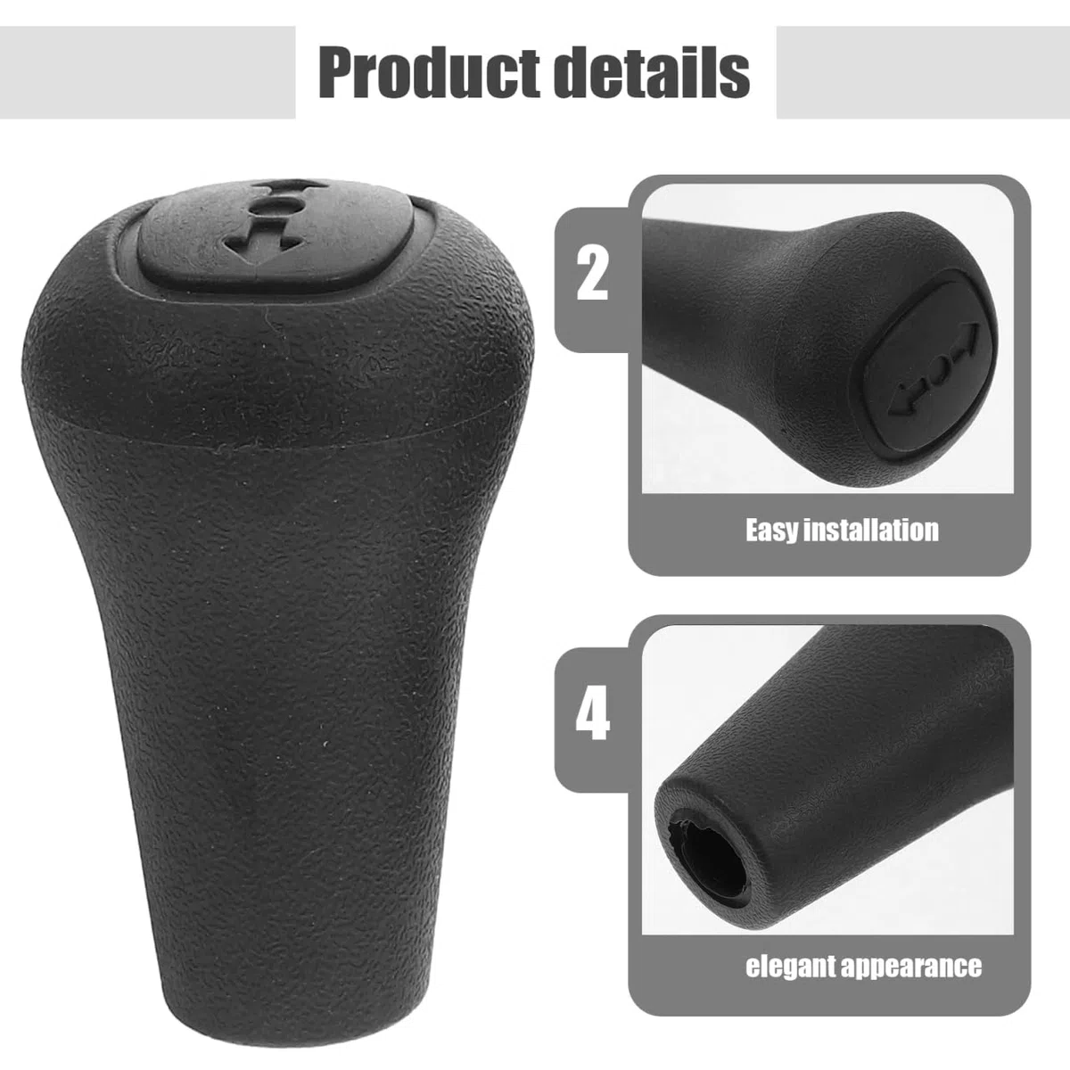 Ciieeo 5Piezas Perilla de Cambio de Palanca para Reemplazo de Accesorios de Palanca de Cambio Diseño Ergonómico y Compatible con Diversas de Carretillas Elevadoras