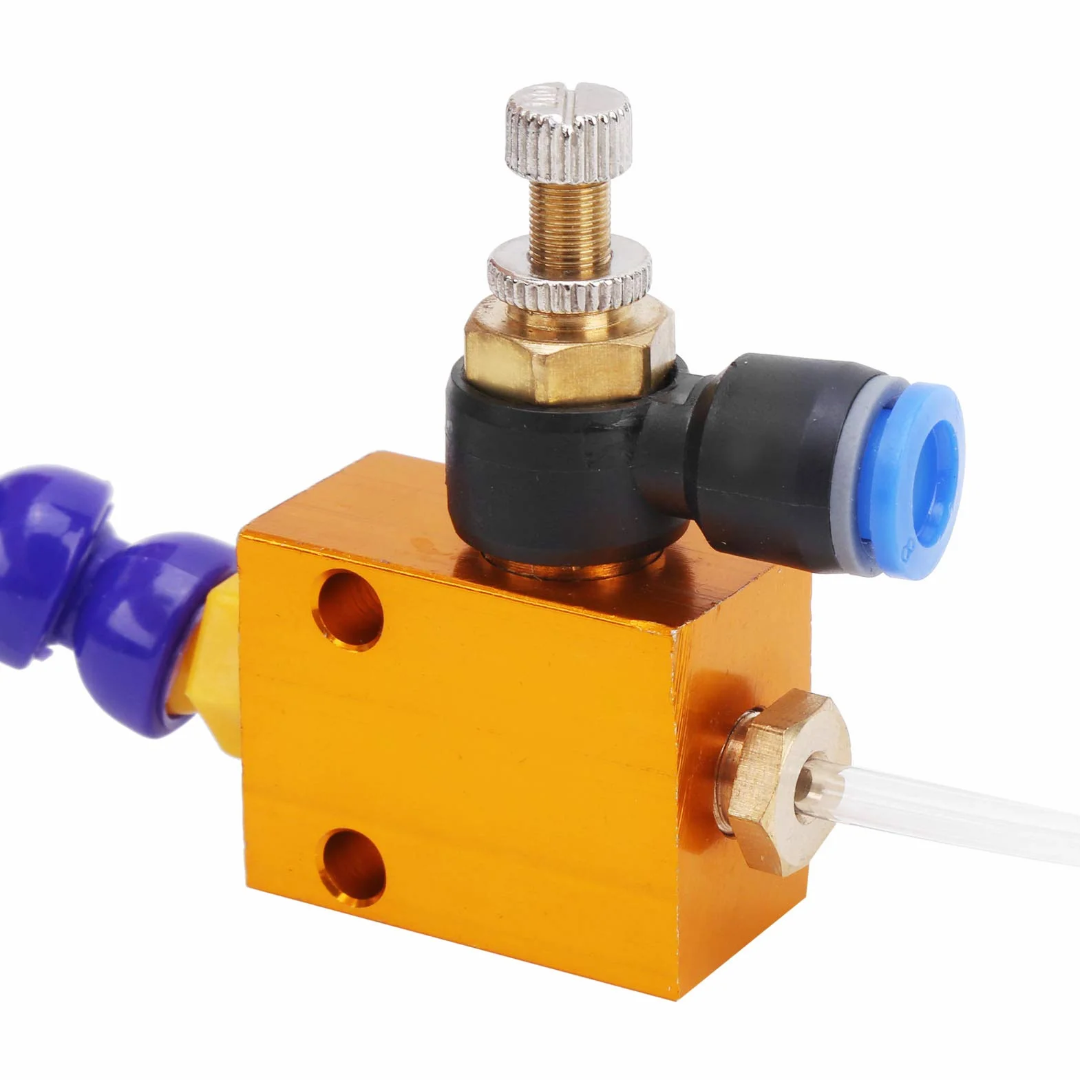 2 piezas de refrigerante, Herramientas de Fresado Fresa de niebla, de pulverización de lubricación para taladro de fresado de torno CNC de tubo de aire de 8 mm