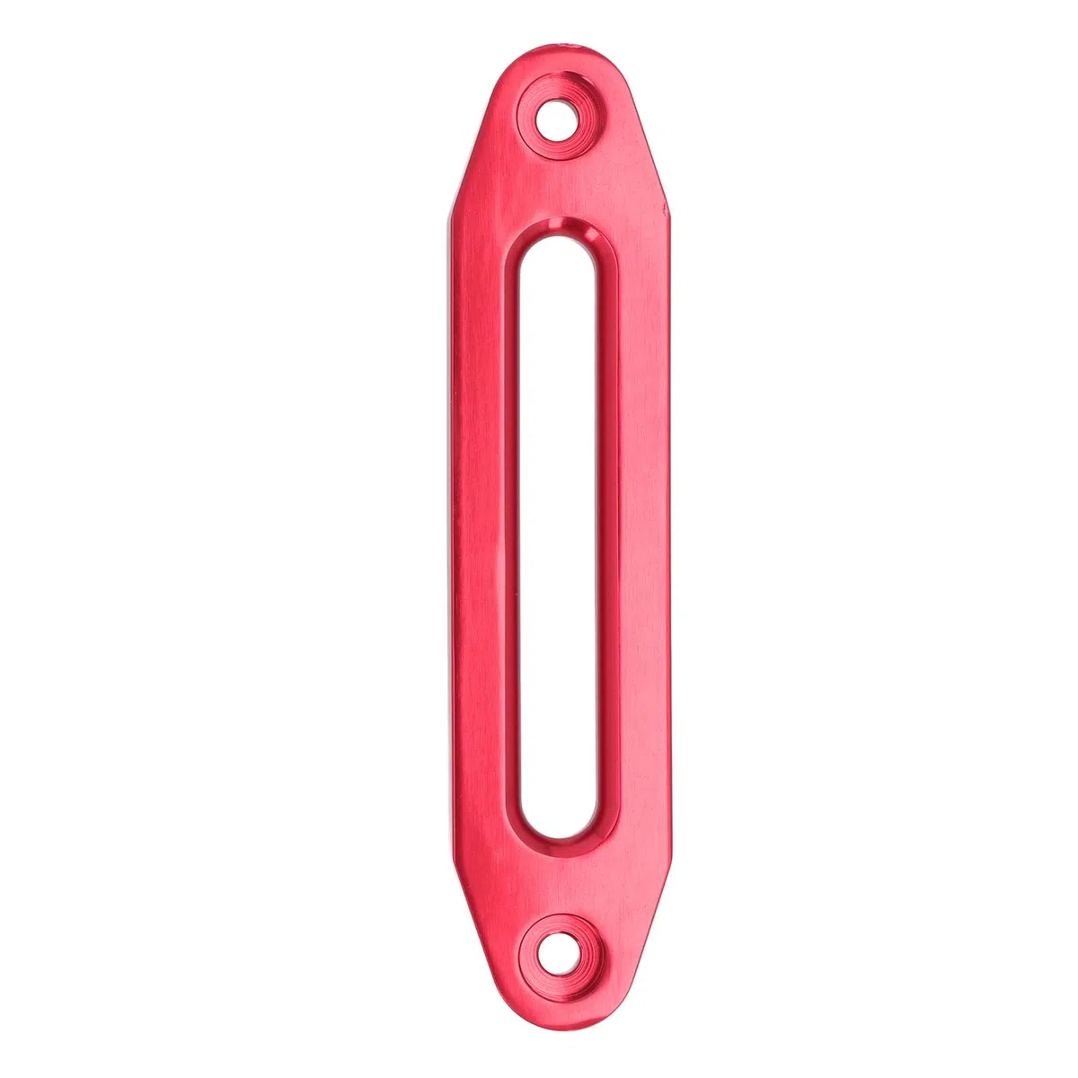 Fairlead de Aluminio de 10 Pulgadas, Capacidad de Carga de 12000 Libras, Guía de Cabrestante Anodizado Rojo para Cuerda de Cabrestante Sintética ATV UTV, Fácil Instalación