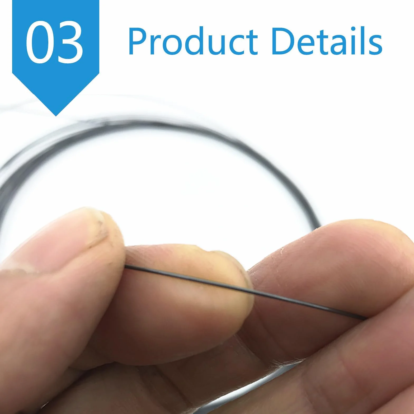 Alambre de Nitinol con Memoria de Forma - Alambre Negro Preentrenado de 1 Metro for Piezas de Hardware, Alta Resistencia al Calor y Superelasticidad(0.1mm)